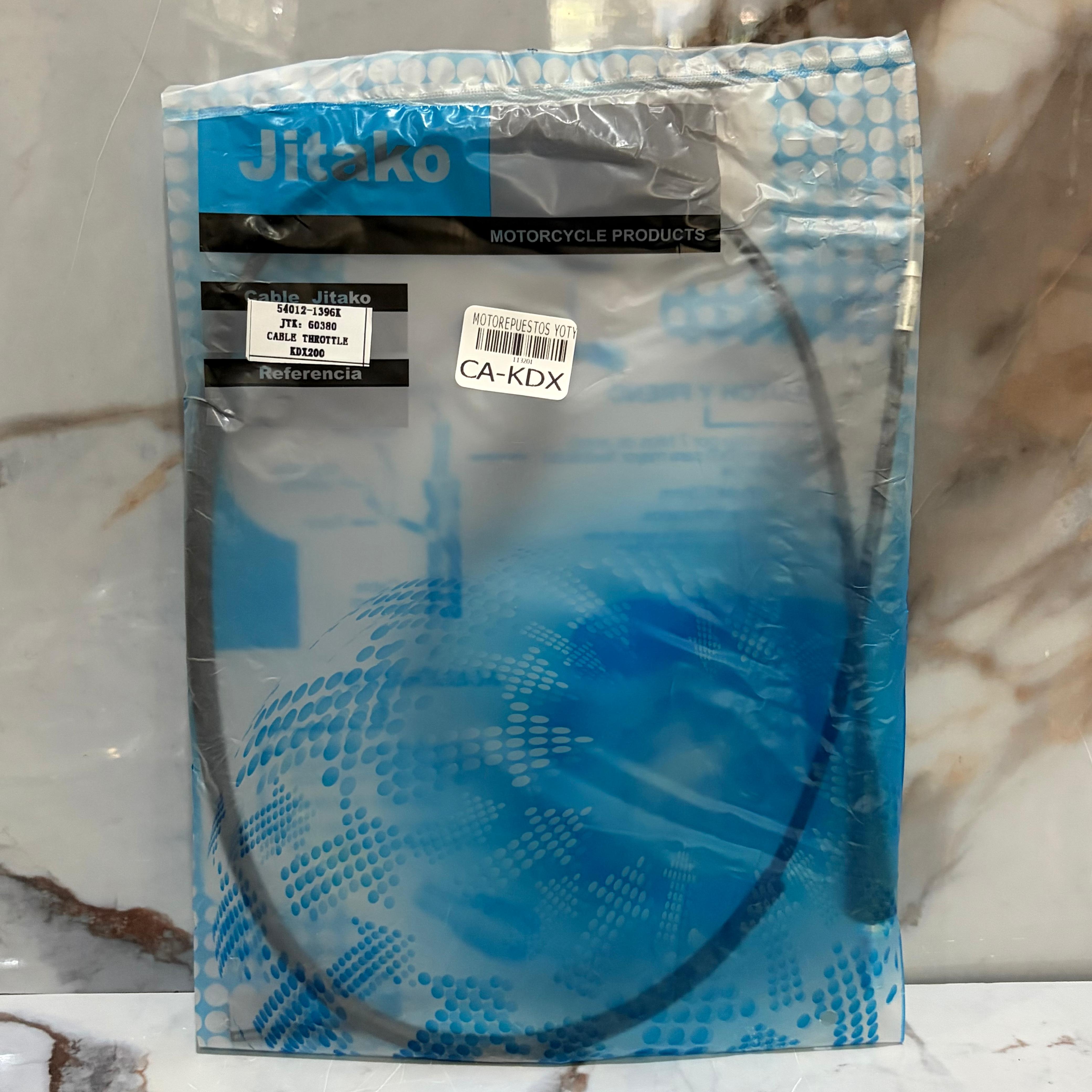 CABLE GAS KDX200 1 LINEA JITAKO – Moto Repuestos Yoty
