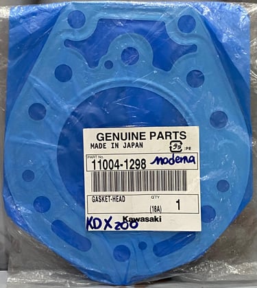 EMPAQUE CABEZOTE KDX200 MODERNA ORIGINAL