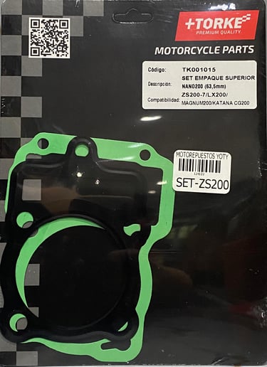 SET MEDIO EMPAQUES ZS 200 /  CG 200