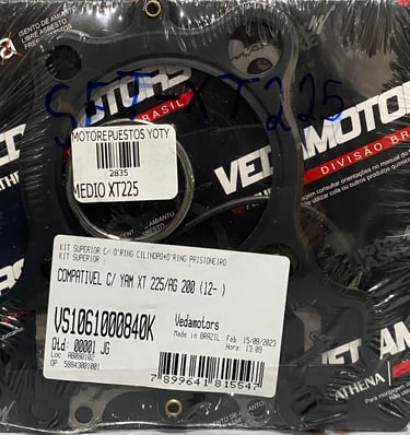 SET MEDIO EMPAQUES XT 225 VEDAMOTORS