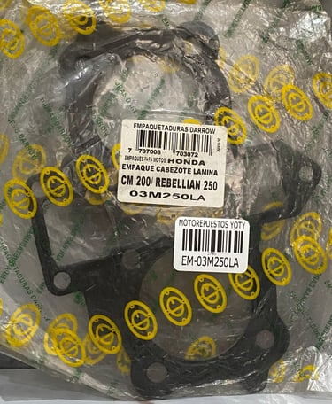 EMPAQUE DE CABEZOTE REBELIAN 250