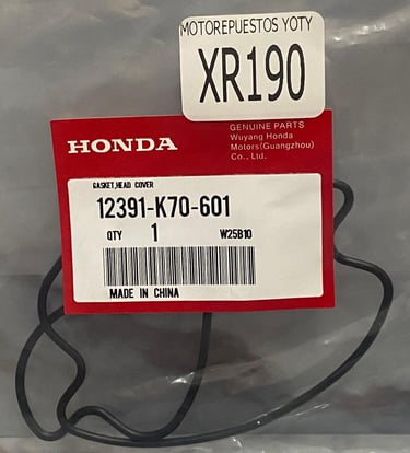 ORING TAPA VALVULAS XR190L+CB190R ORIGINAL