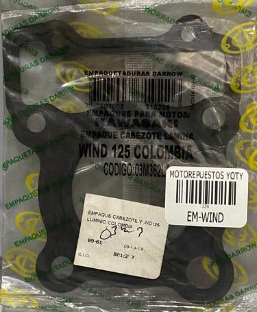 EMPAQUE CABEZOTE WIND 125