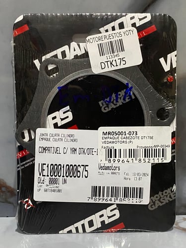 EMPAQUE CABEZOTE DTK175 ALVESTO / NORMAL