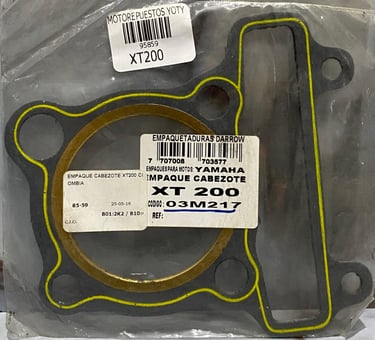 EMPAQUE CABEZOTE XT200 COLOMBIA