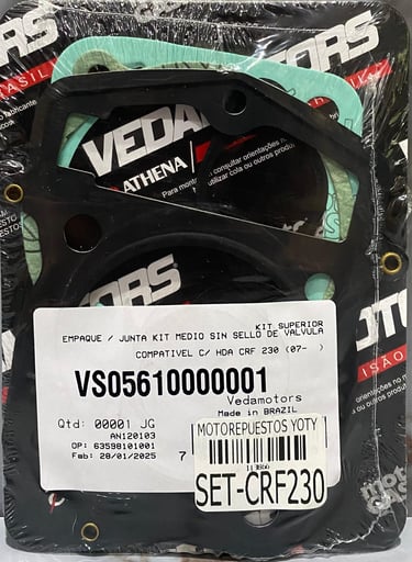 SET EMPAQUES MEDIO CRF230 VEDAMOTORS