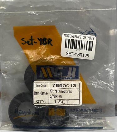SET DE RETENEDORES DE MOTOR YBR 125