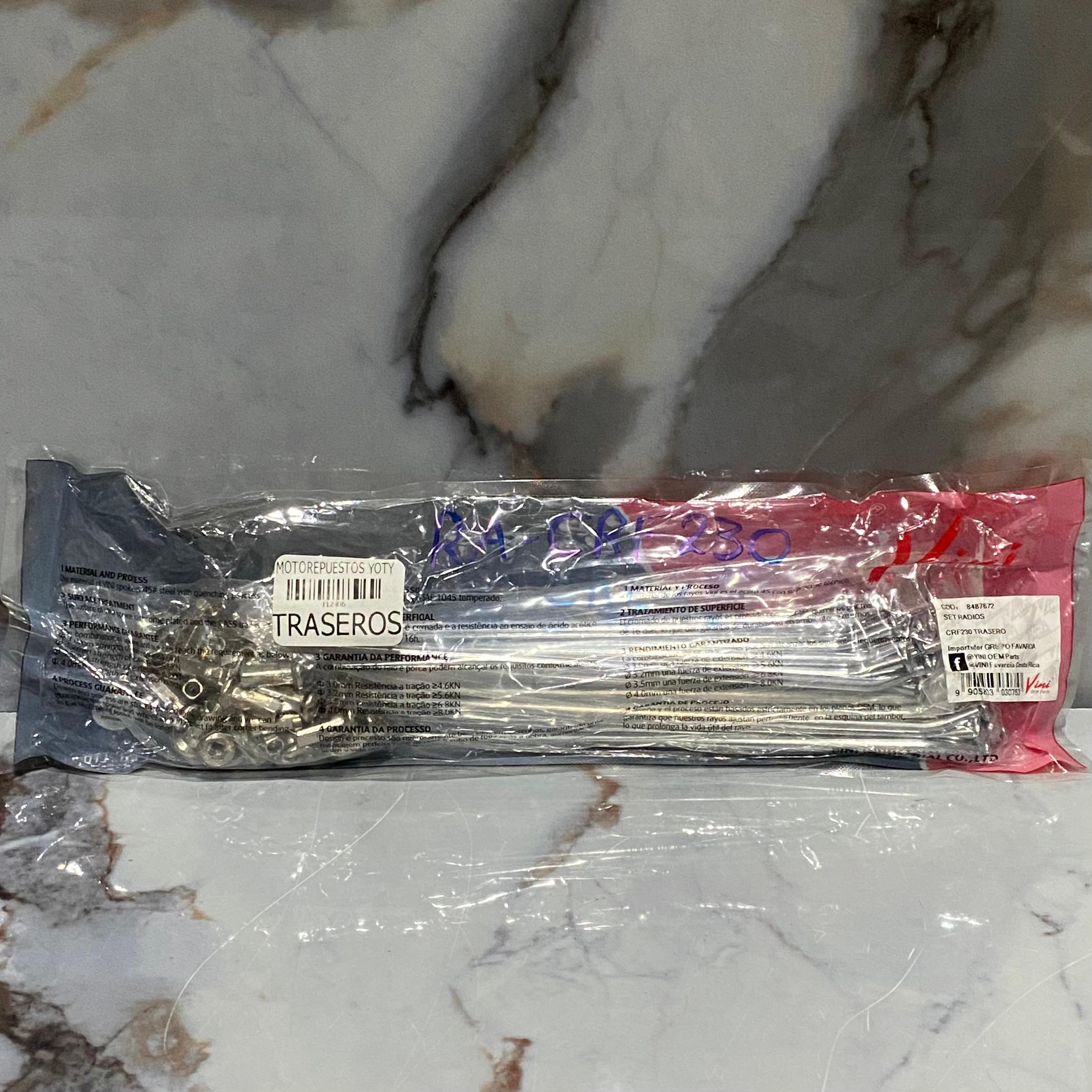 RADIOS TRAS CRF230 175/195 VINI