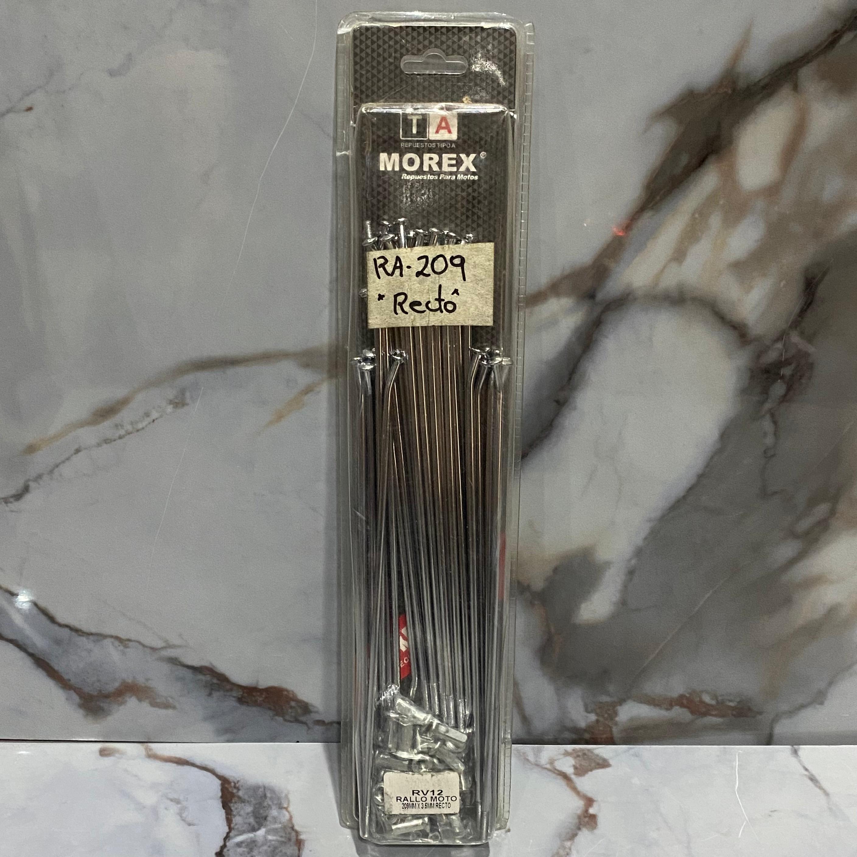 RADIOS 209MM ANGULO RECTO MOREX JCI