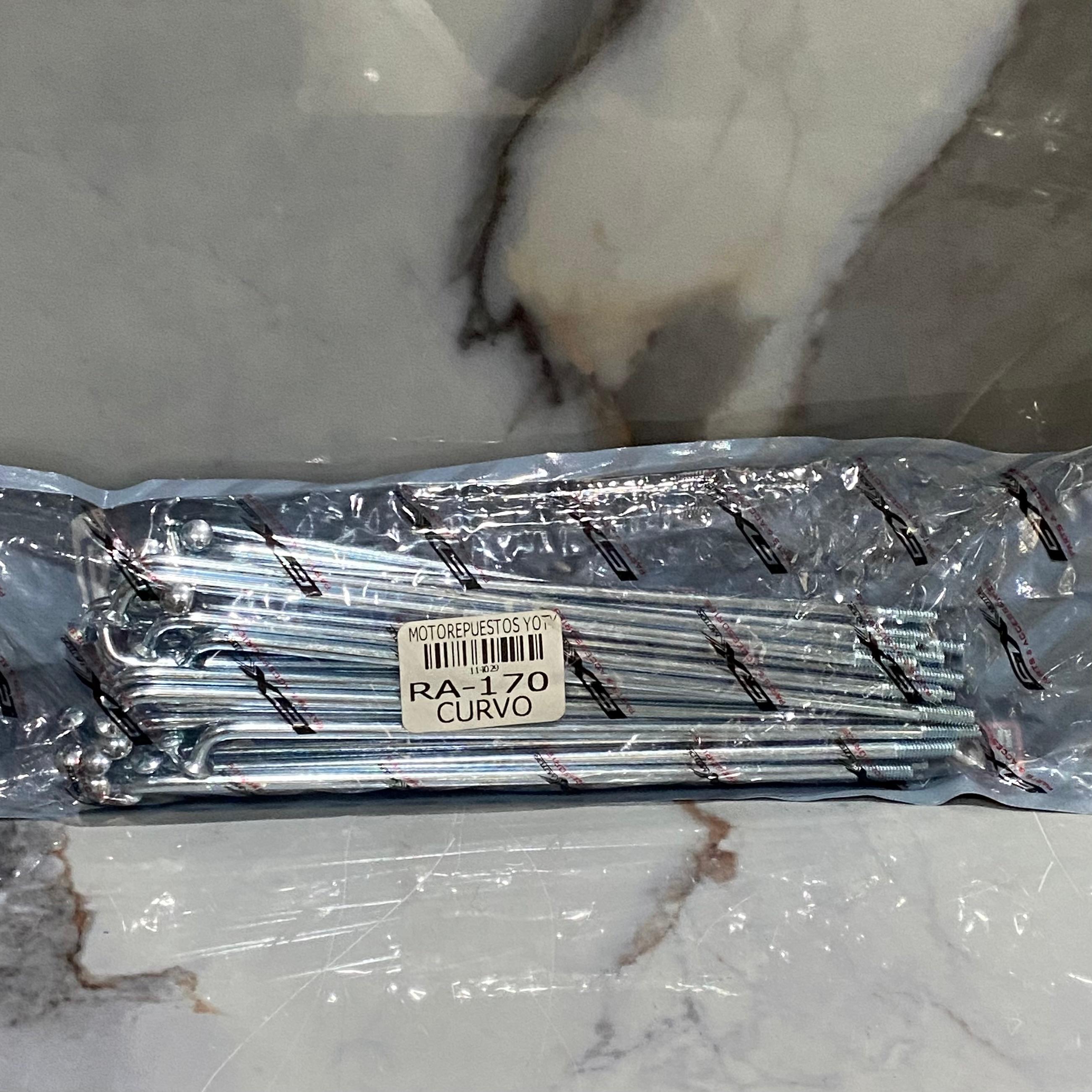 RADIOS 170MM CURVO TRASEROS ZS GX MOTOR