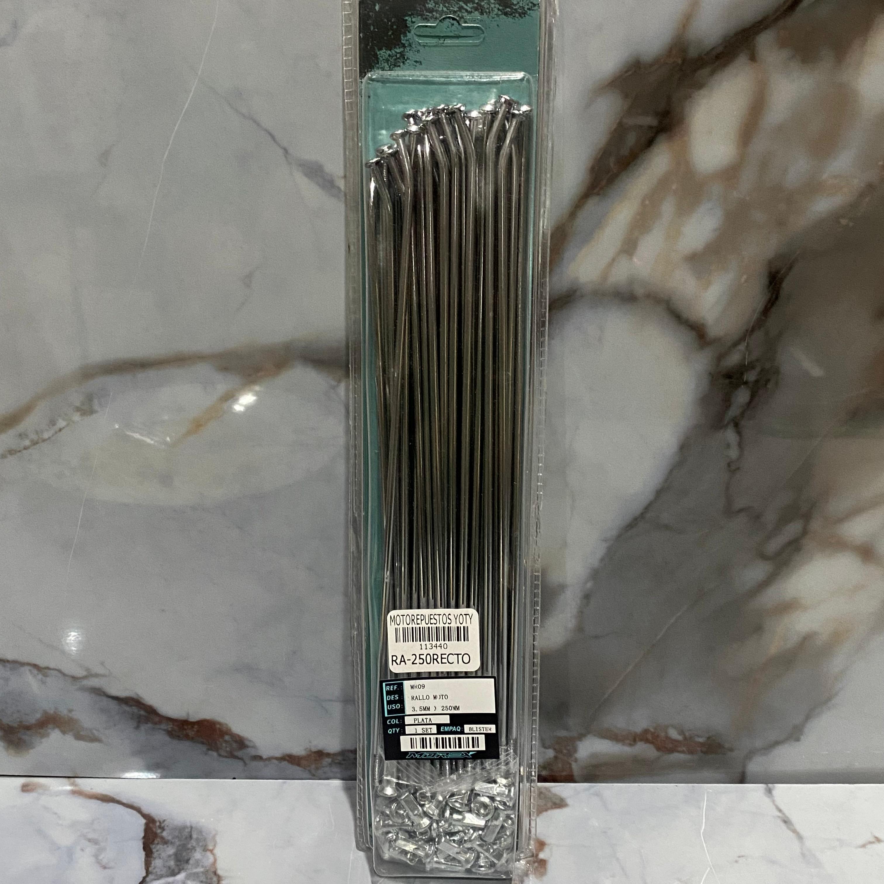 RADIO 250 MM RECTO MOREX