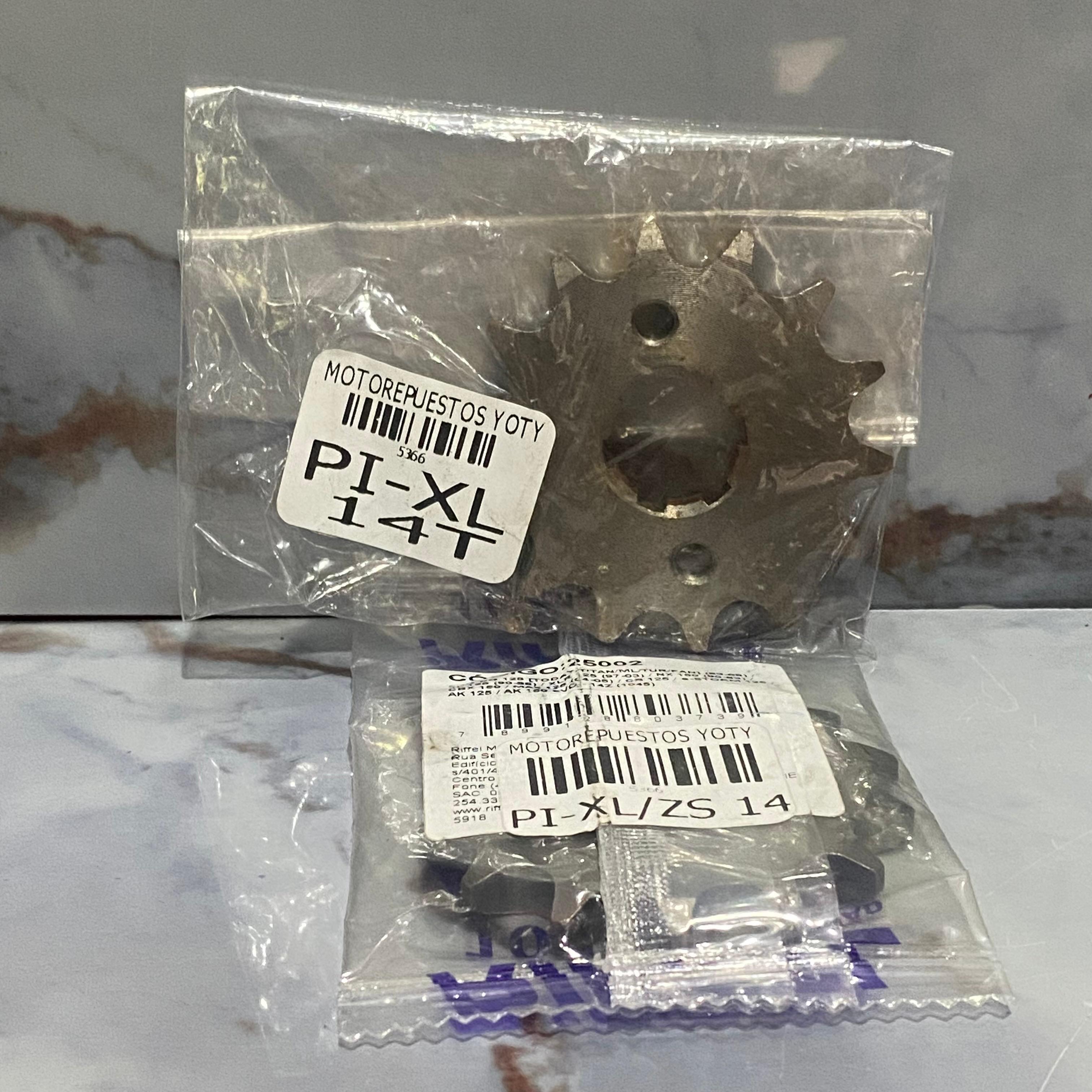 PIÑON DELANTERO 14T XL125/ZS150