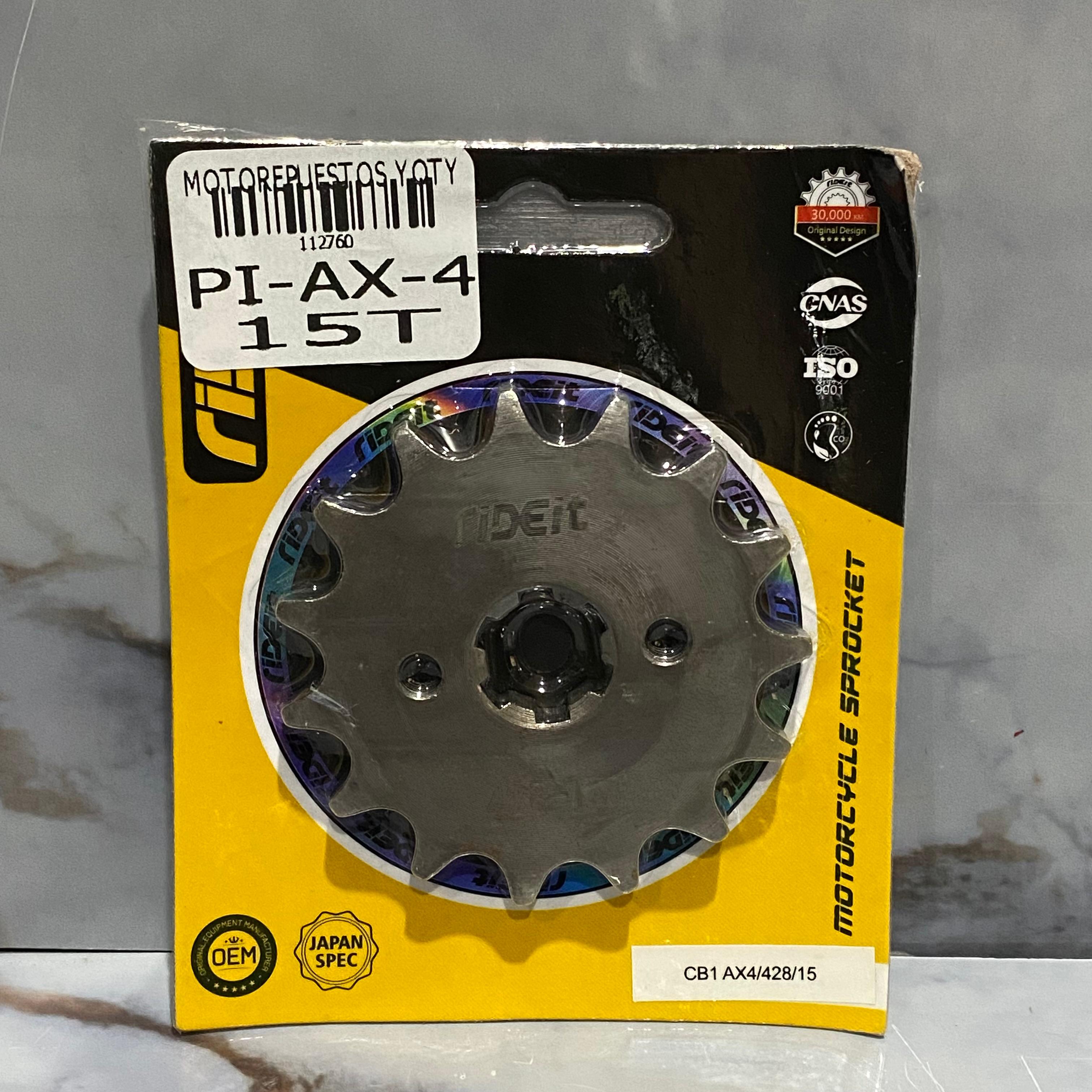 PIÑON DELANTERO AX-4 #15 RIDEIT