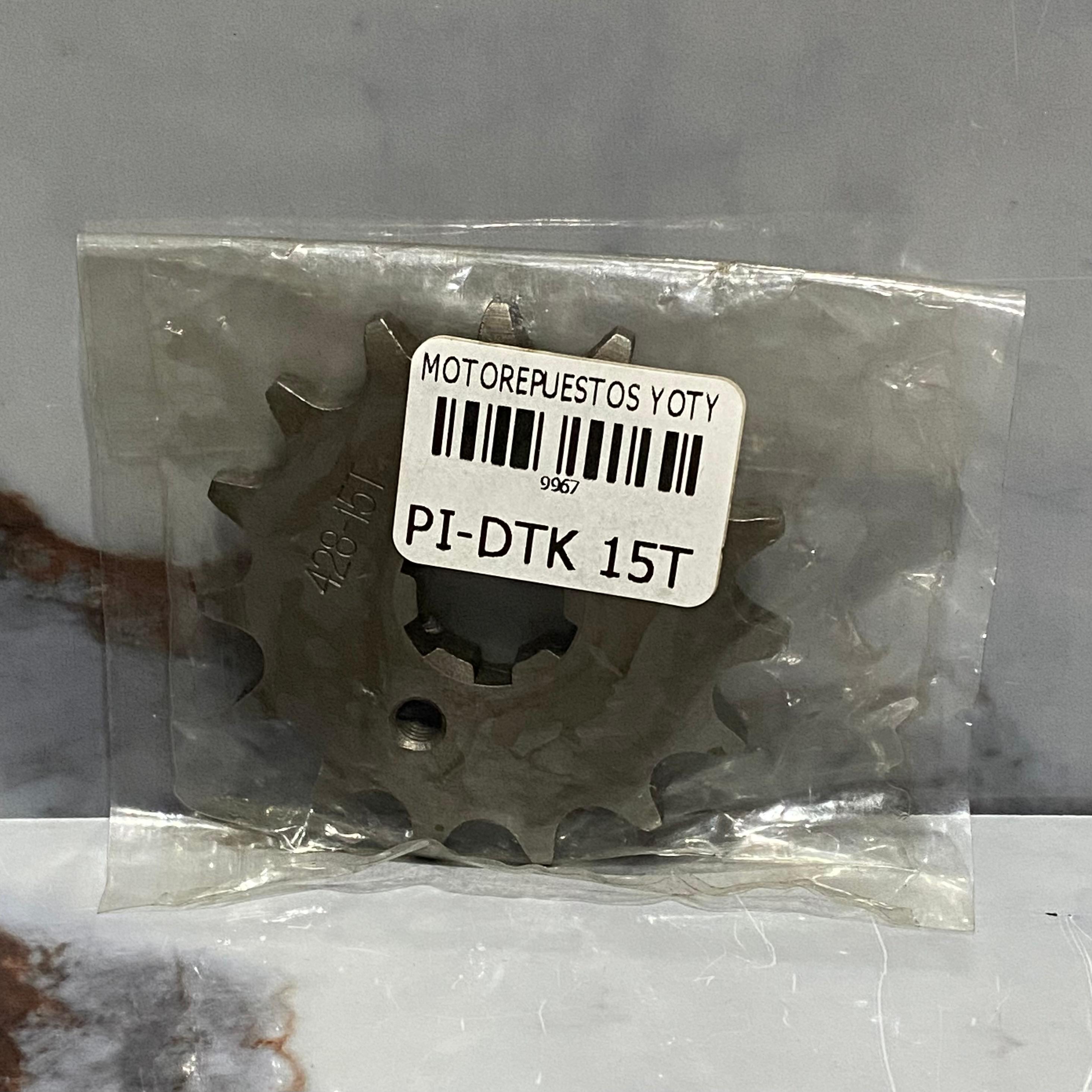 PIÑON DELANTERO DTK-XT225-YBR-FZ-SZ 175 #15