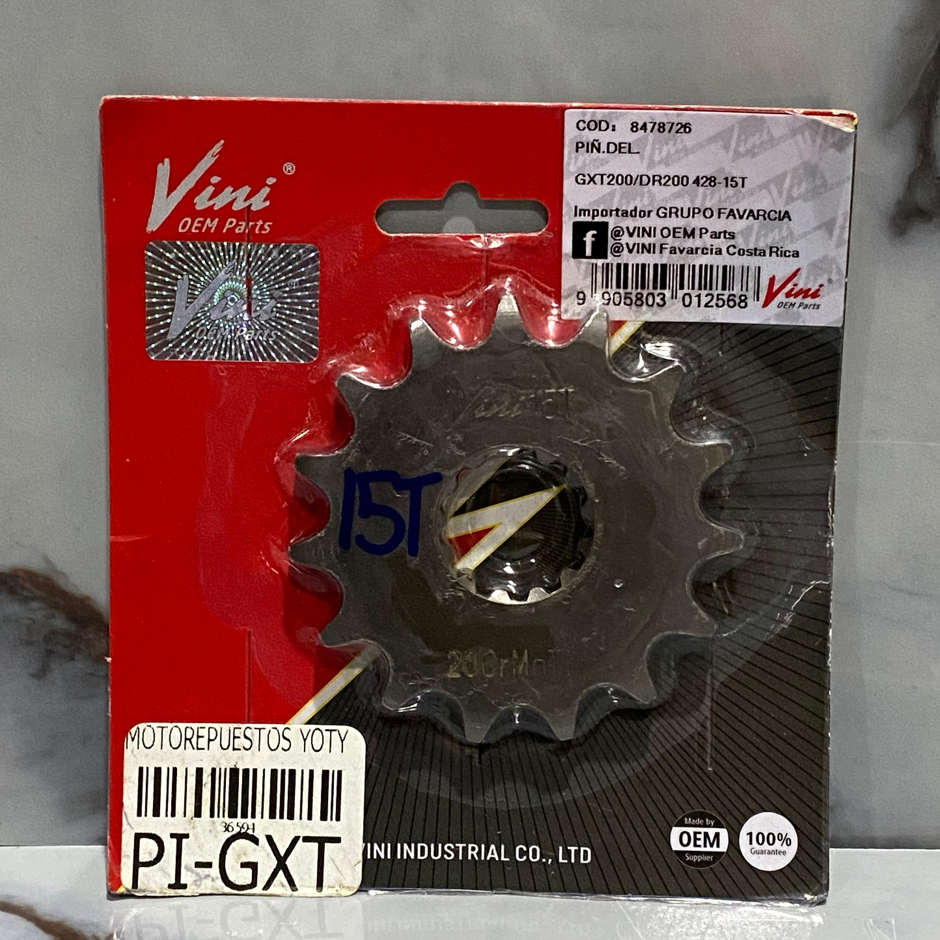 PIÑON DELANTERO GXT200 #15