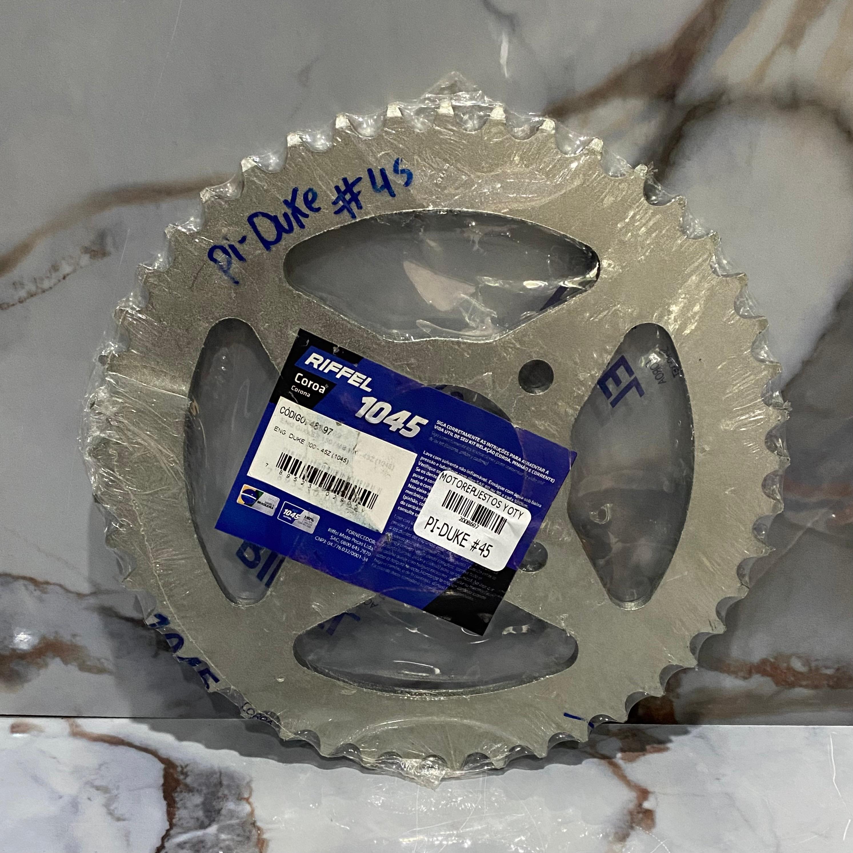 PIÑON TRASERO 45T KTM200 DUKE RIFFEL