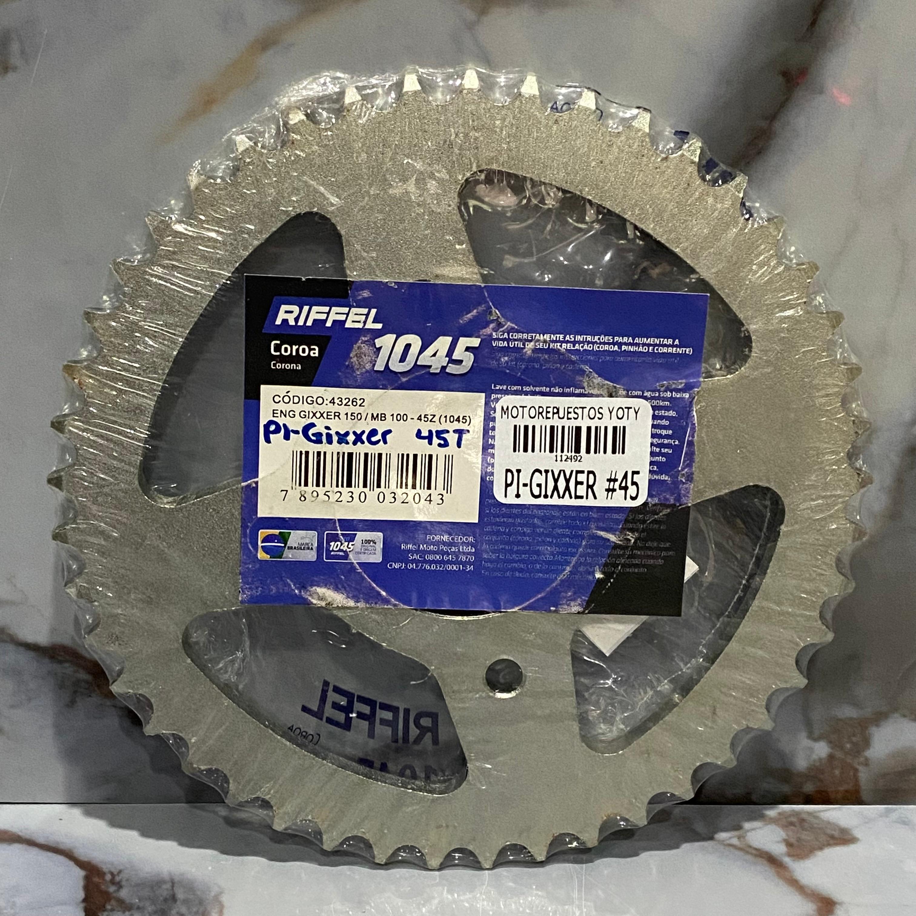 PIÑON TRASERO GIXXER150 #45