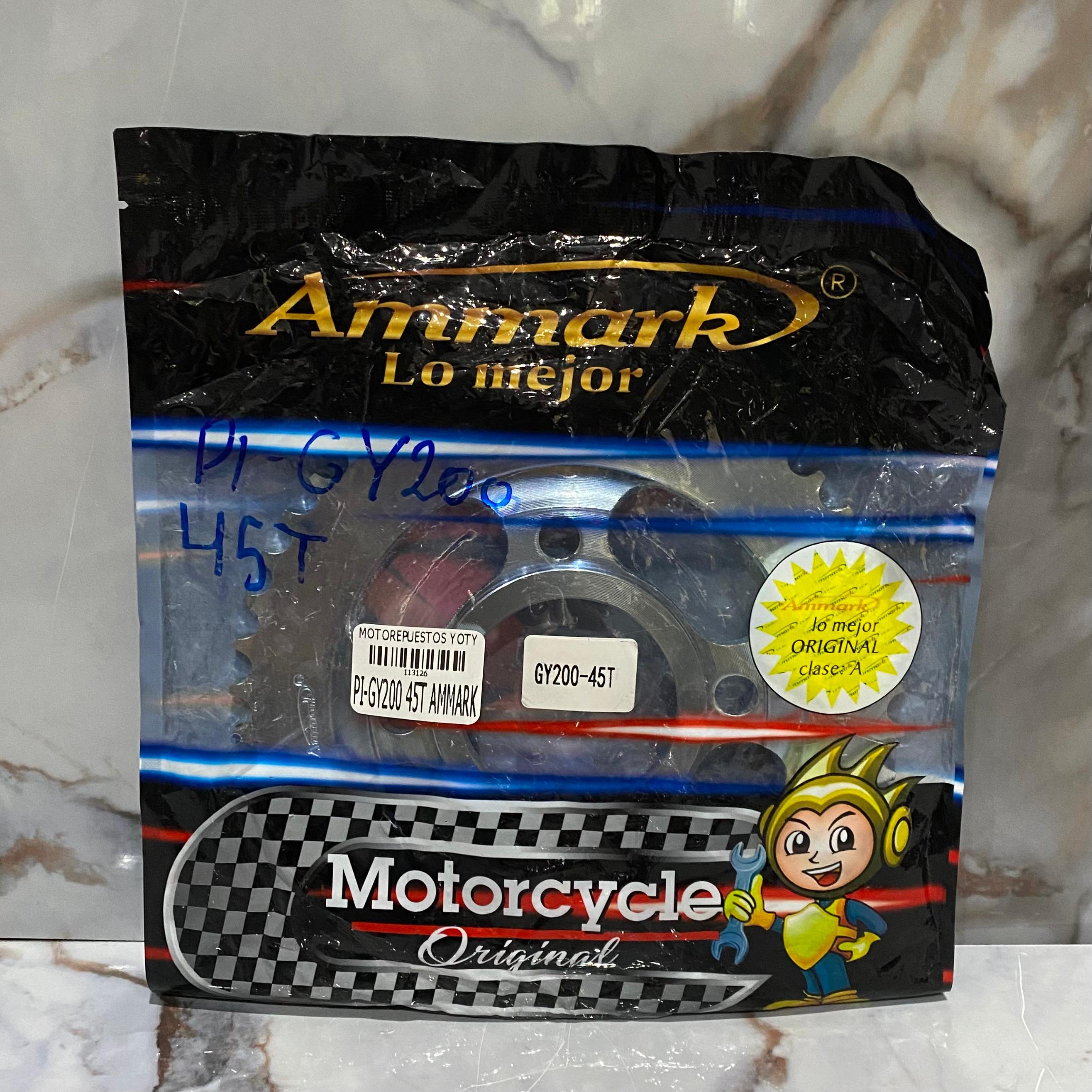 PIÑON TRASERO GY200 45T AMMARK