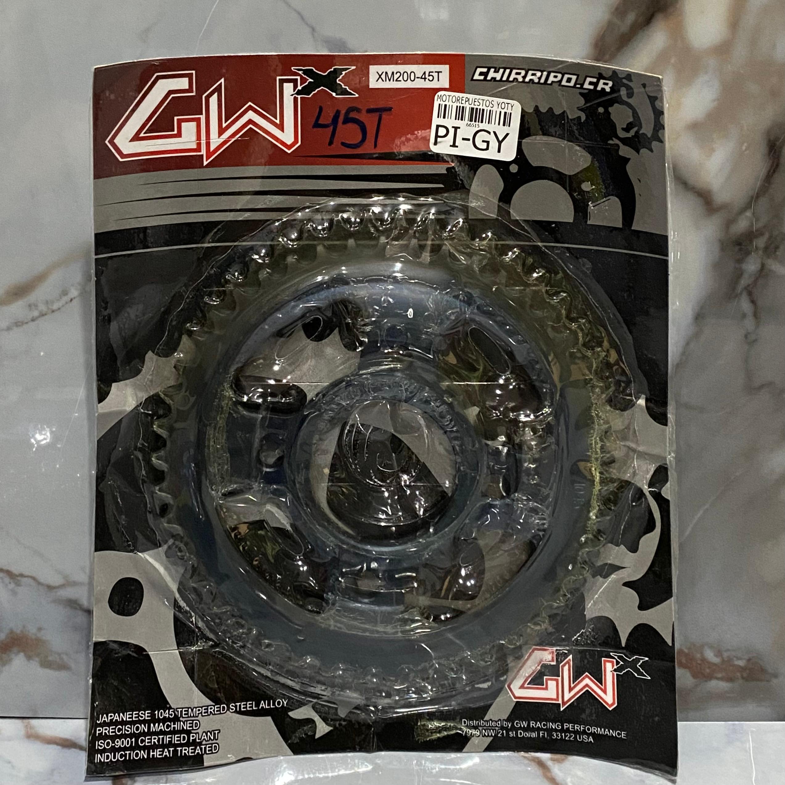 PIÑON TRASERO GY200 45T GW