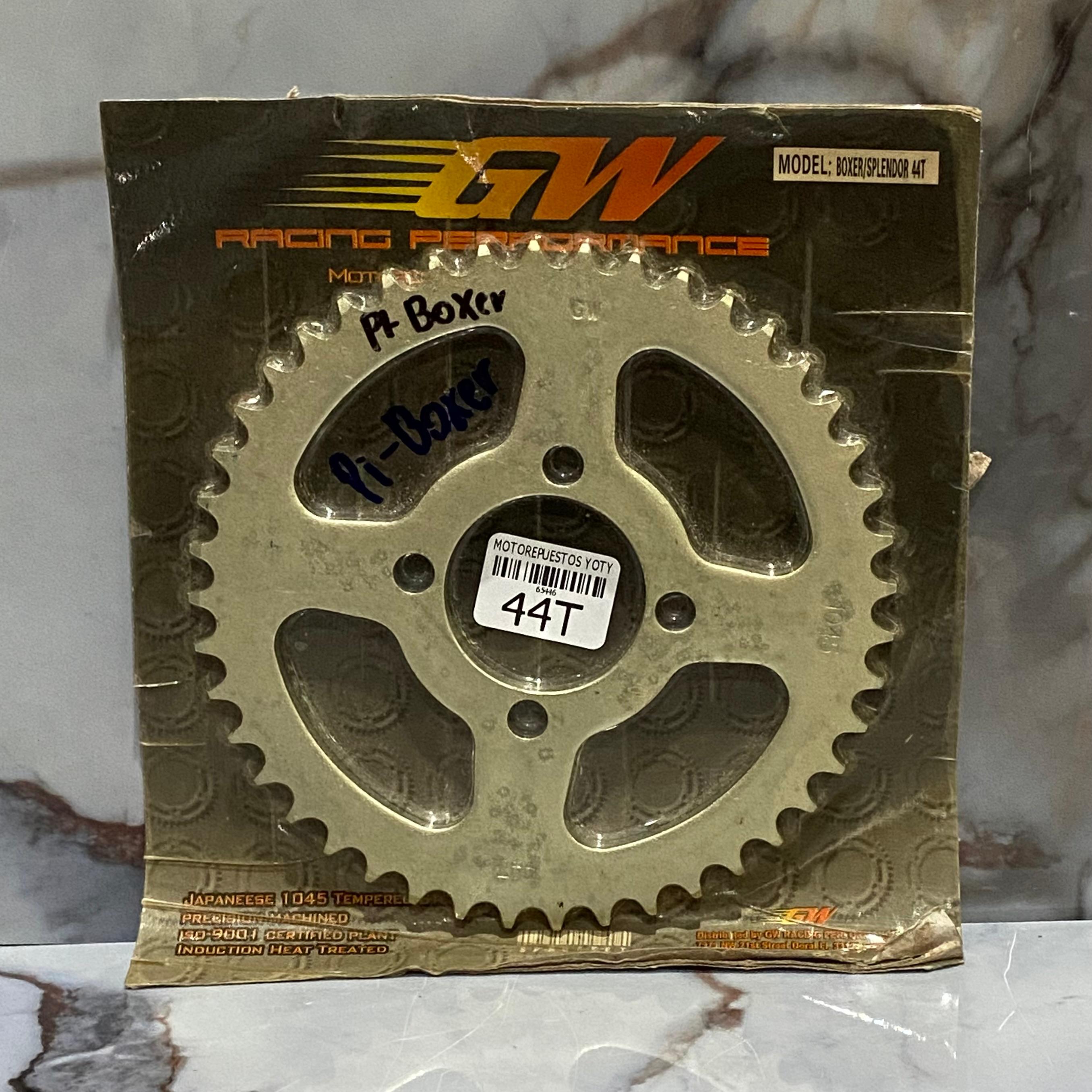 PIÑON TRASERO BOXER 44T GW