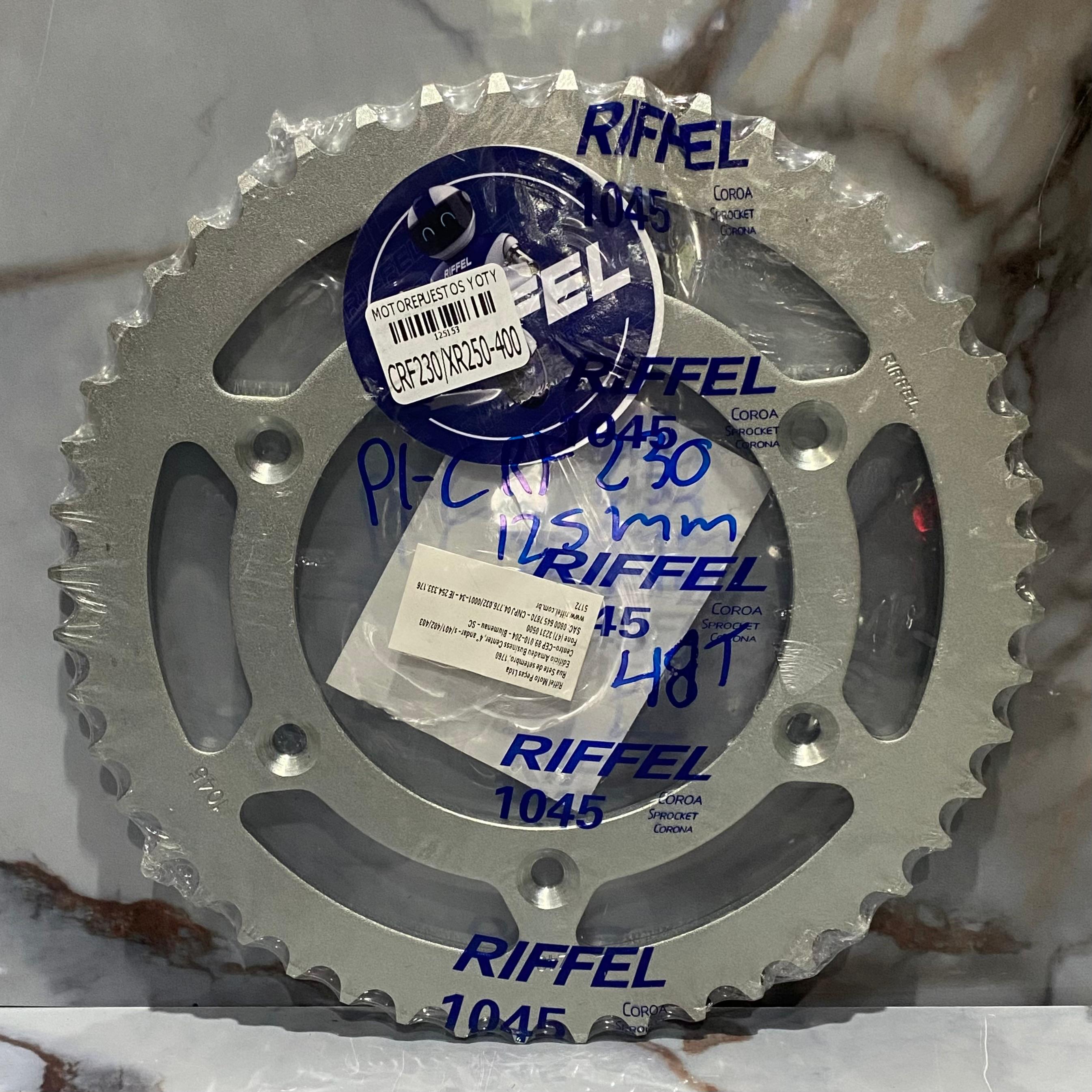 PIÑON TRASERO CRF230+XR250/400 RIFFEL #48