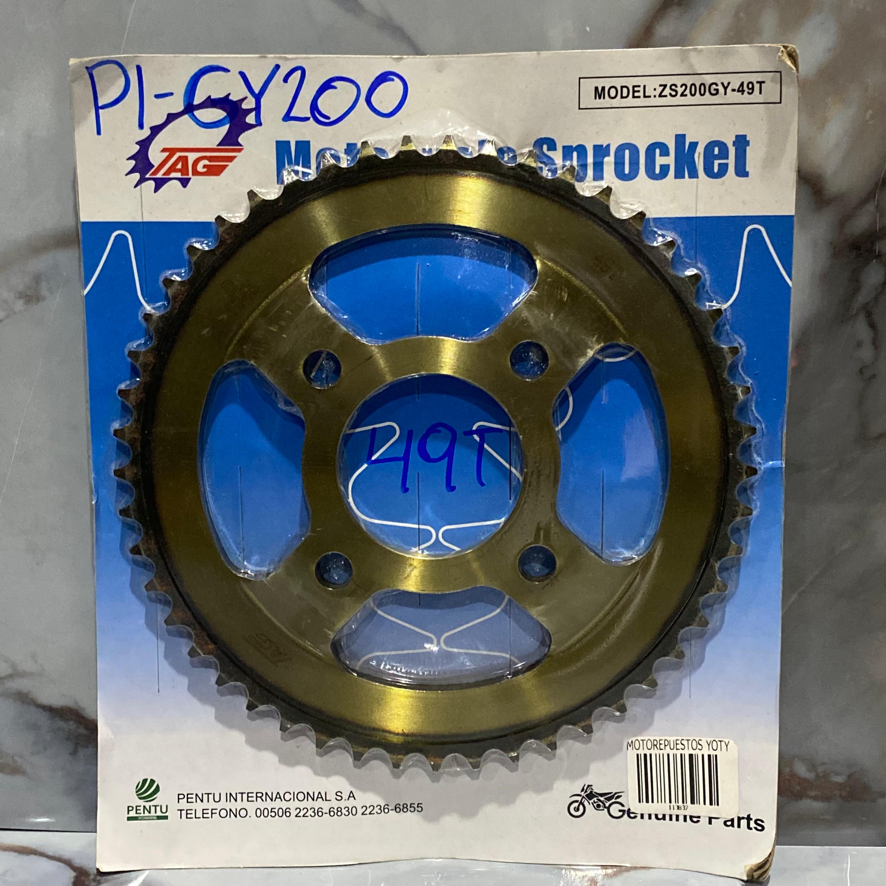 PIÑON TRASERO GY200 49T