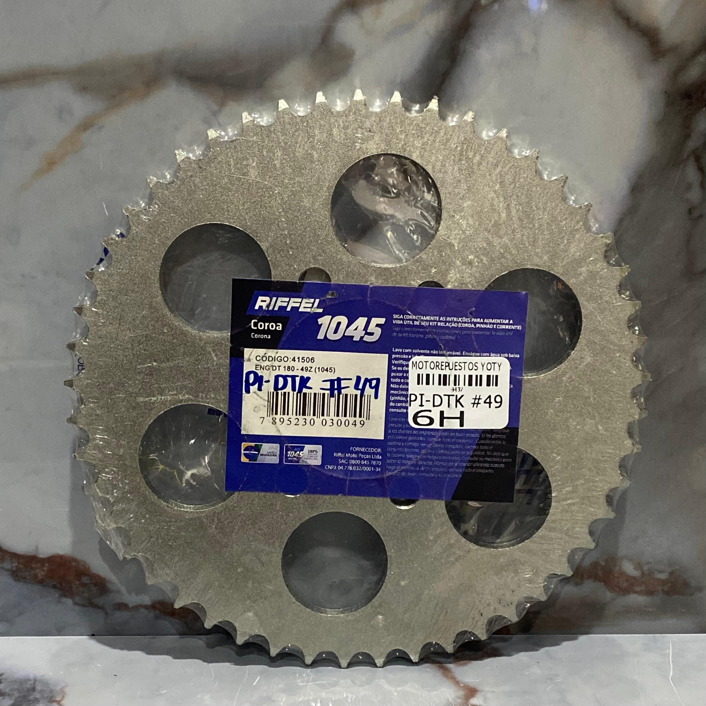 PIÑON TRASERO DTK175 4H #49