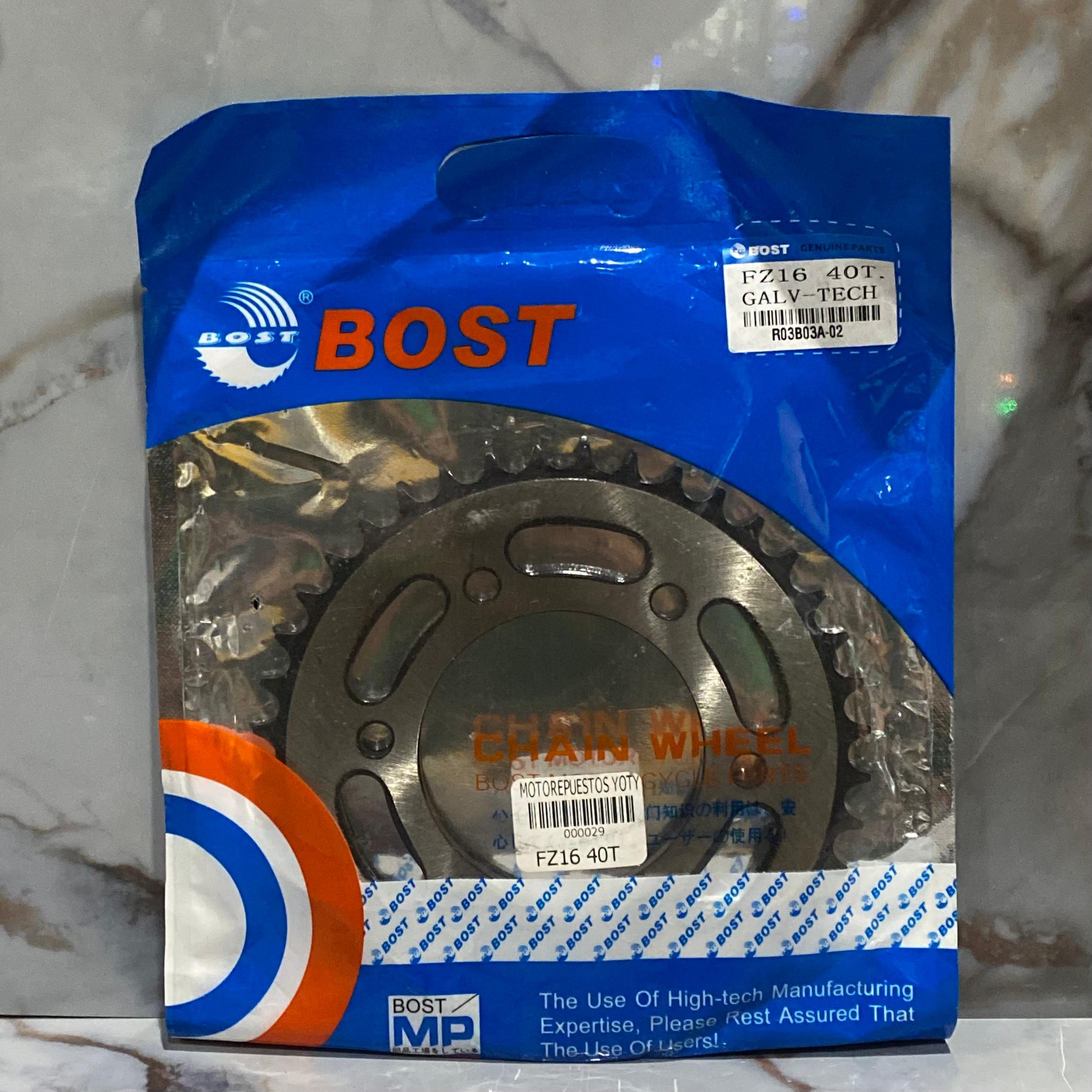 PIÑON TRASERO FZ16 #40 BOST