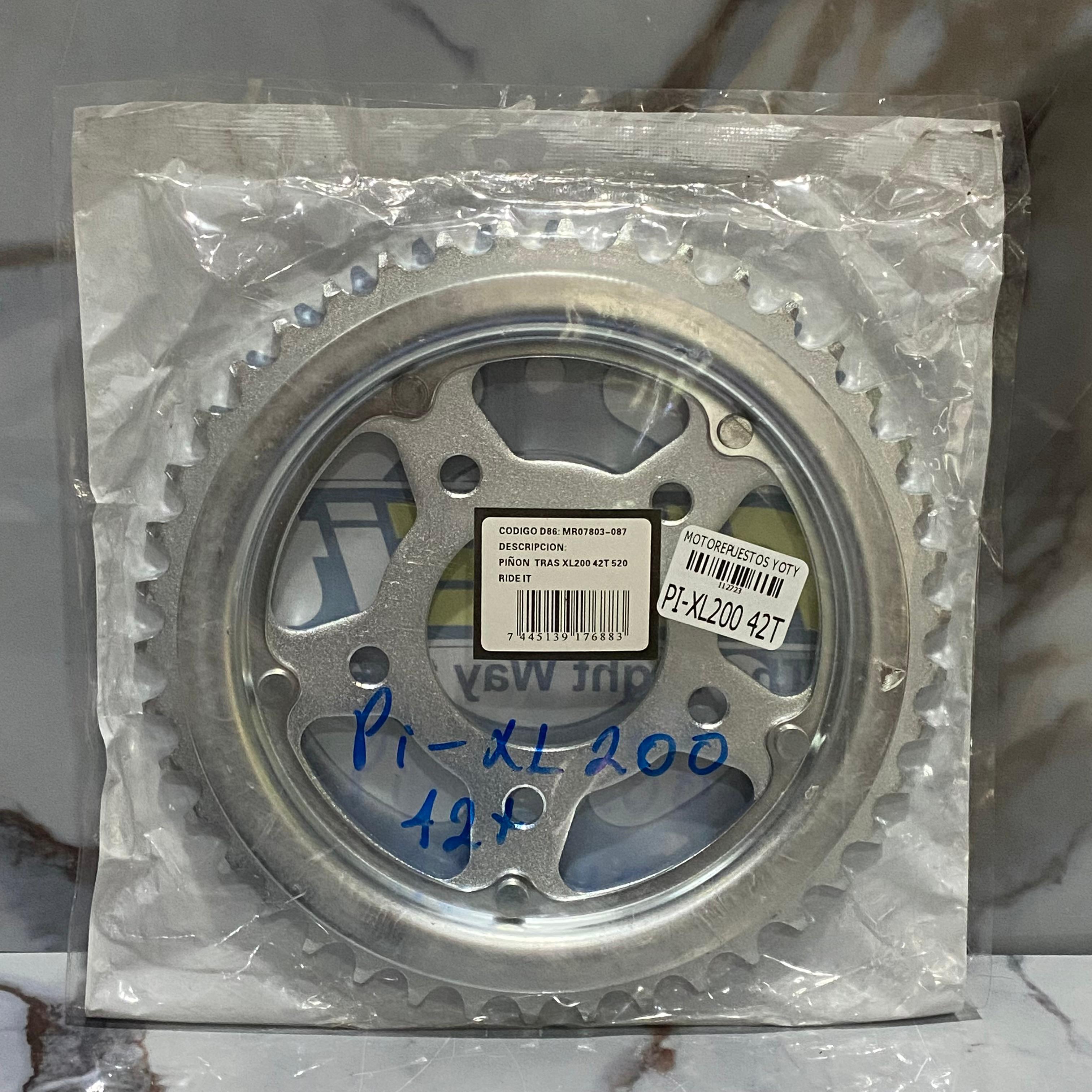 PIÑON TRASERO XL200 42T