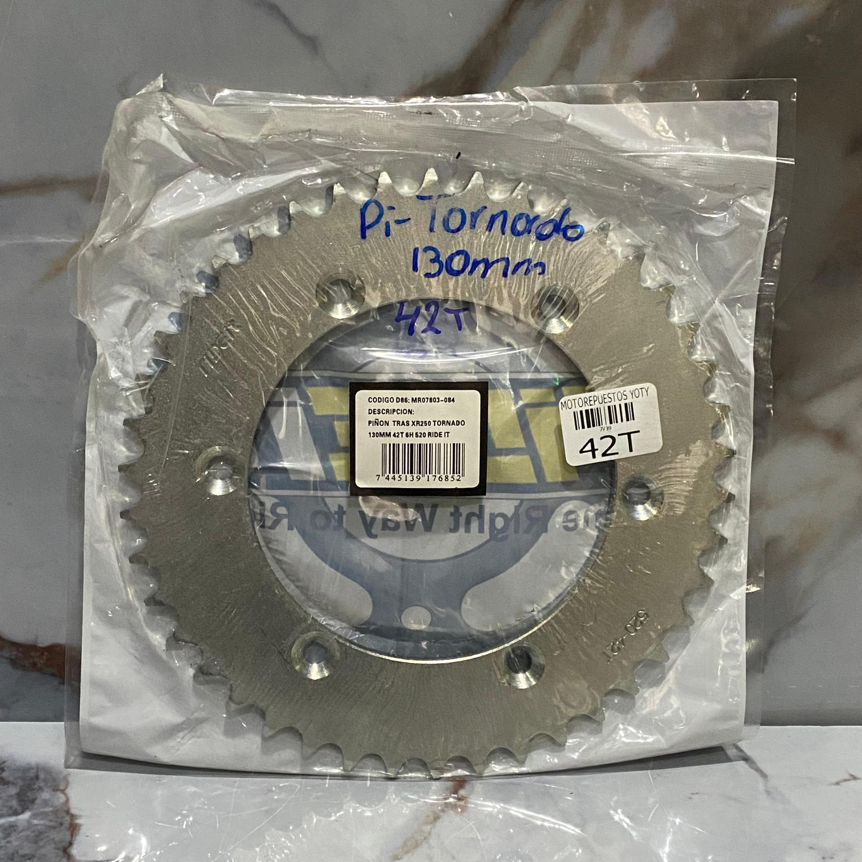 PIÑON TRASERO TORNADO 130 MM 42T