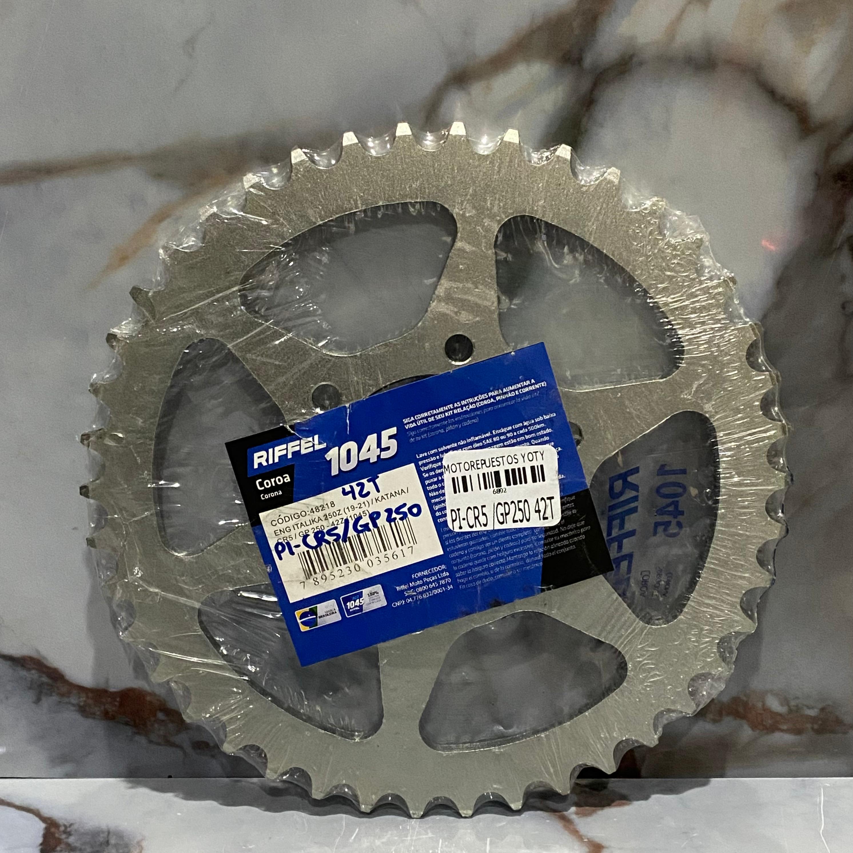 PIÑON TRASERO KATANA CR5 -GP250 42T