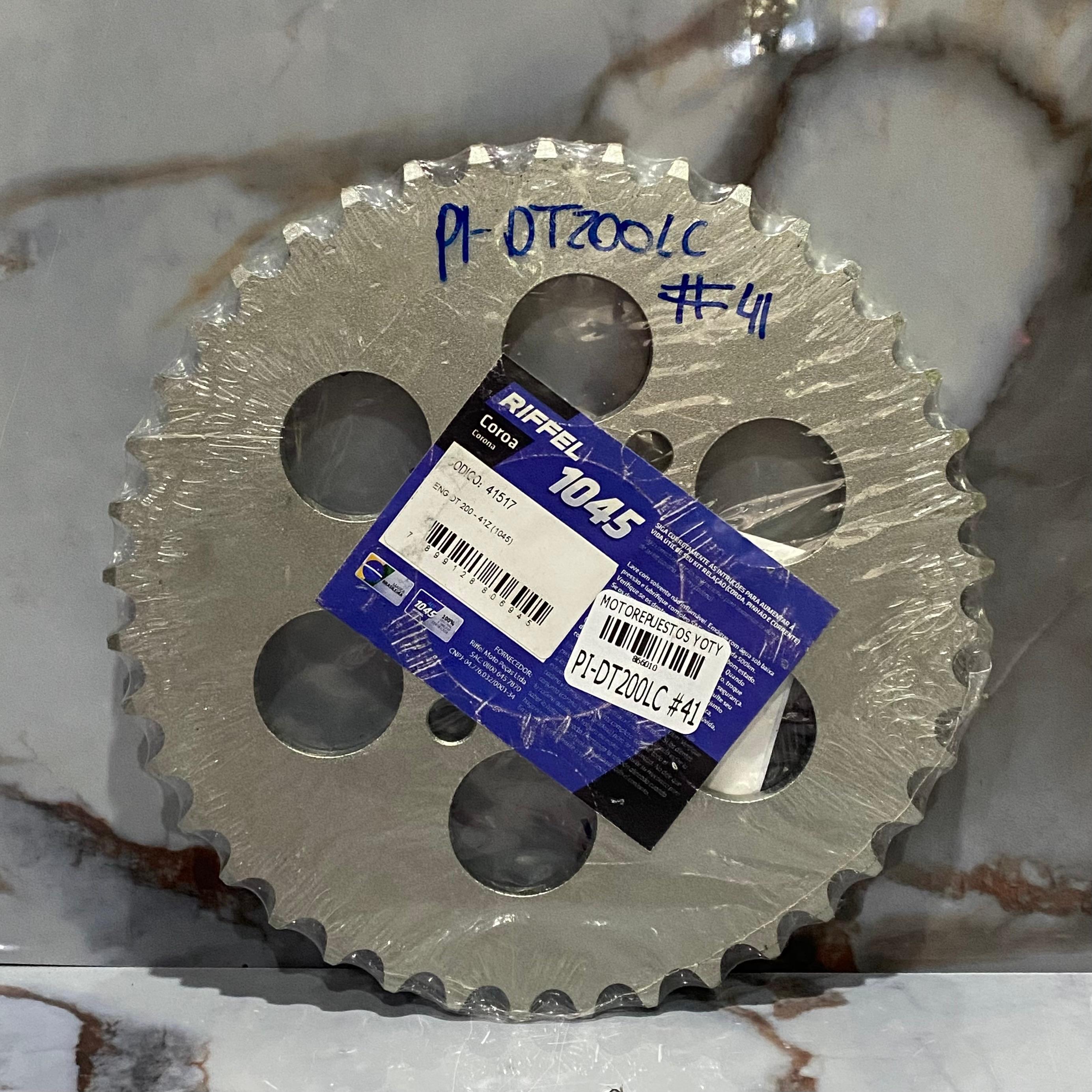 PIÑON TRASERO DT200LC 520 #41 RIFFEL