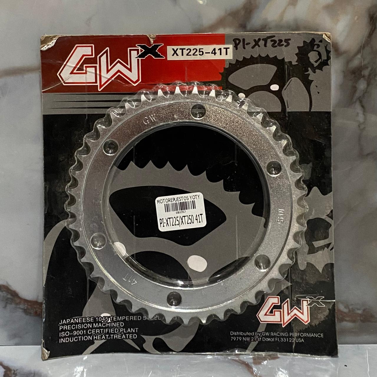 PIÑON TRASERO XT225/XT250 DISCO 41T-428