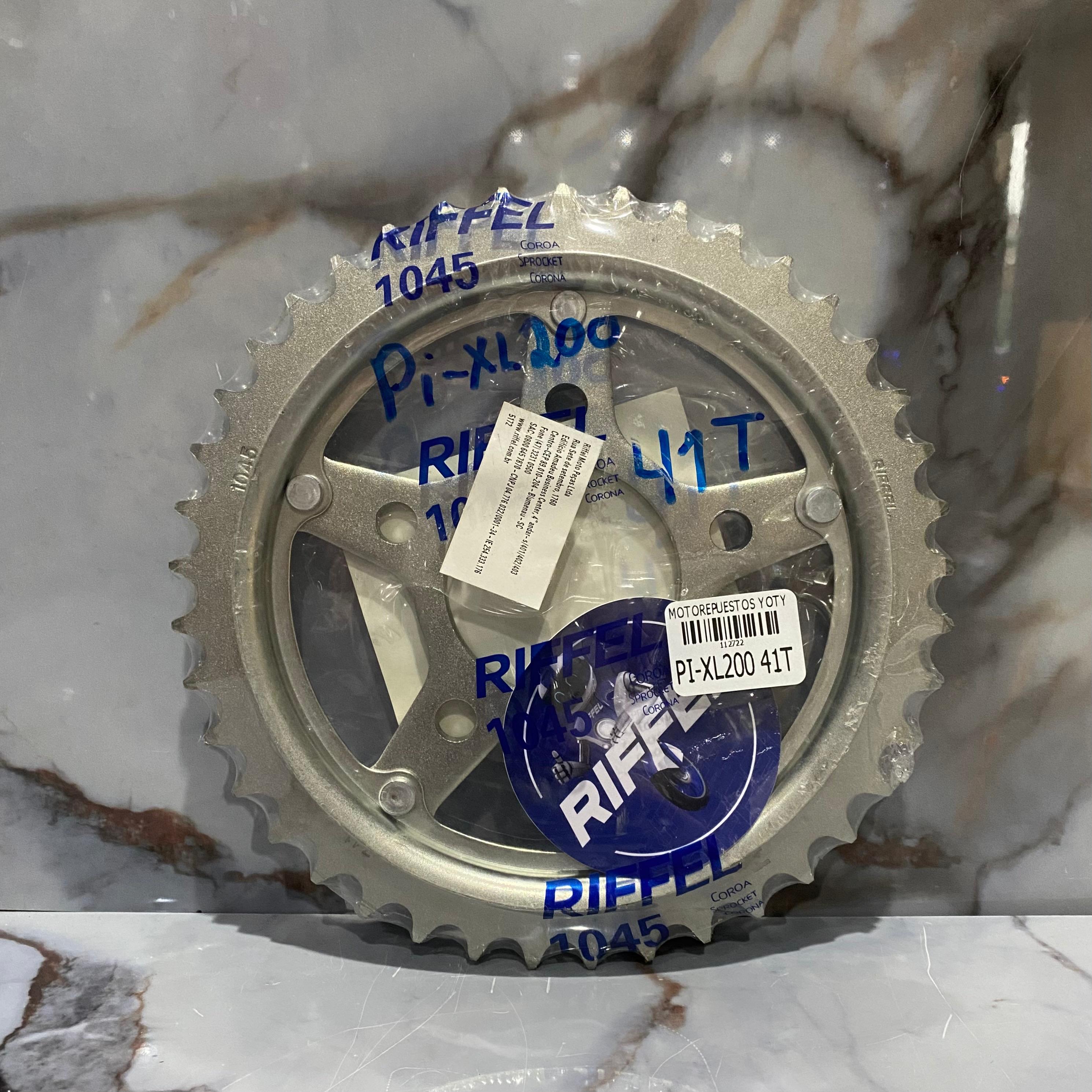 PIÑON TRASERO DE XL200 41T