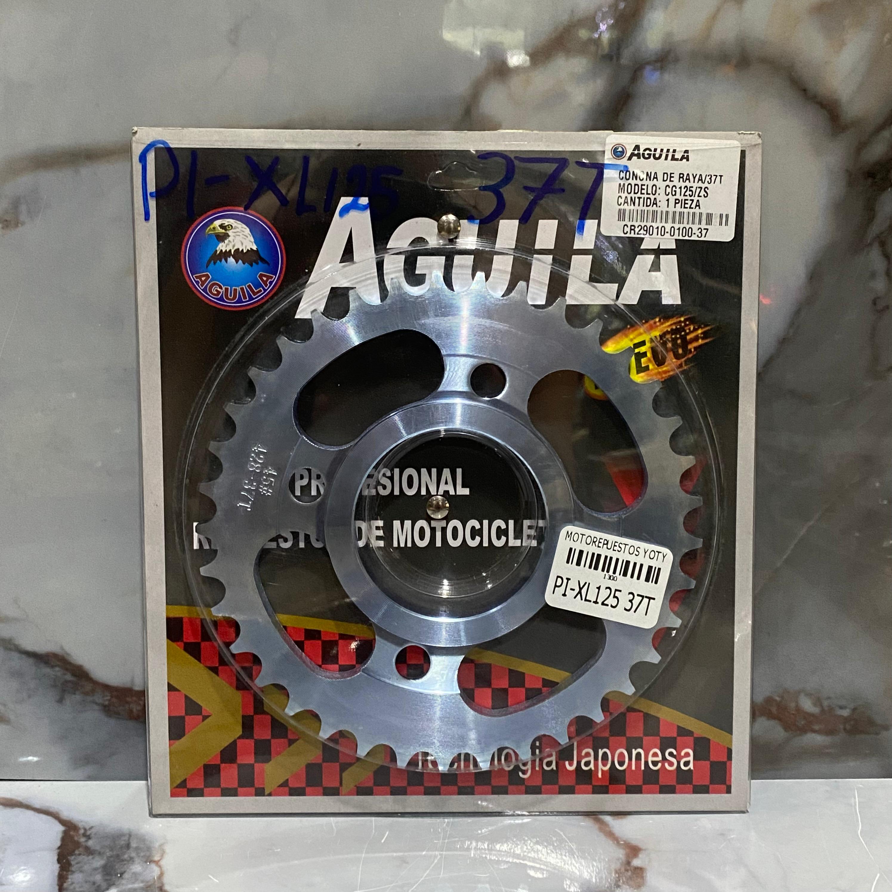 PIÑON TRASERO 37T XL125/ZS150
