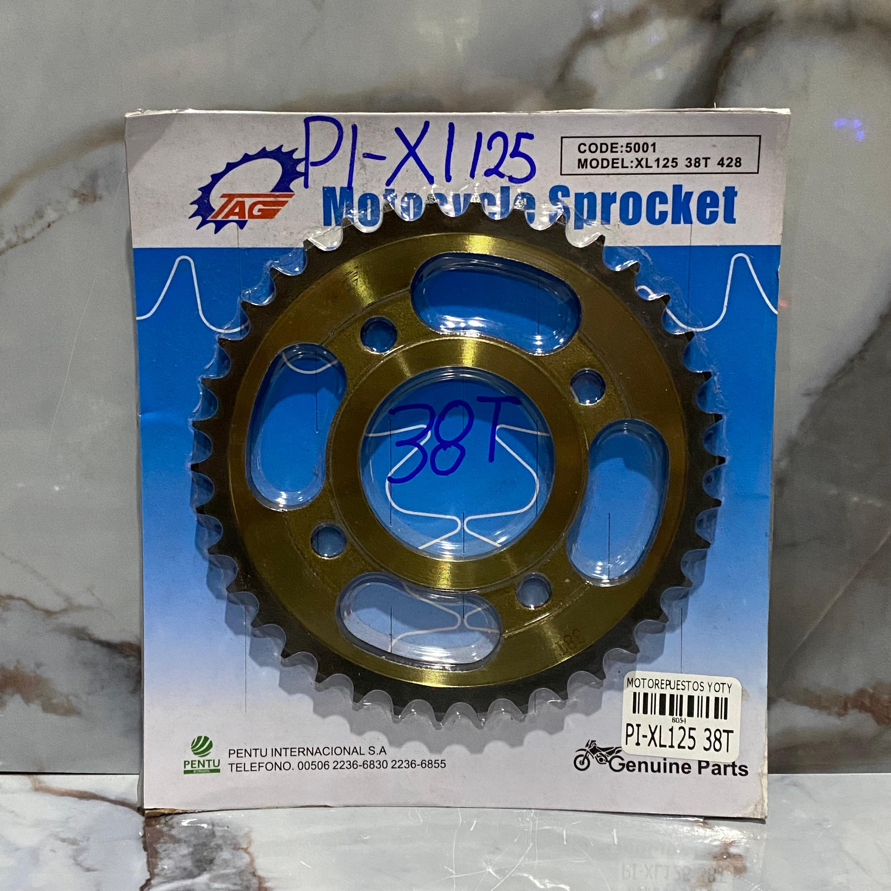 PIÑON TRASERO XL125/ZS150 #38