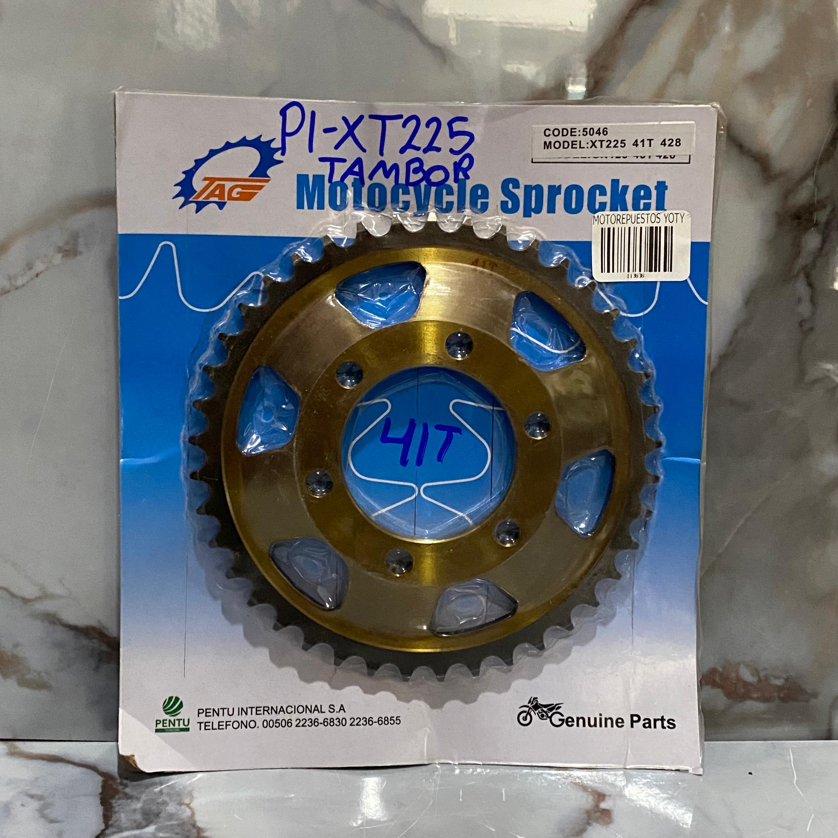 PIÑON TRASERO XT225 TAMBOR 41T