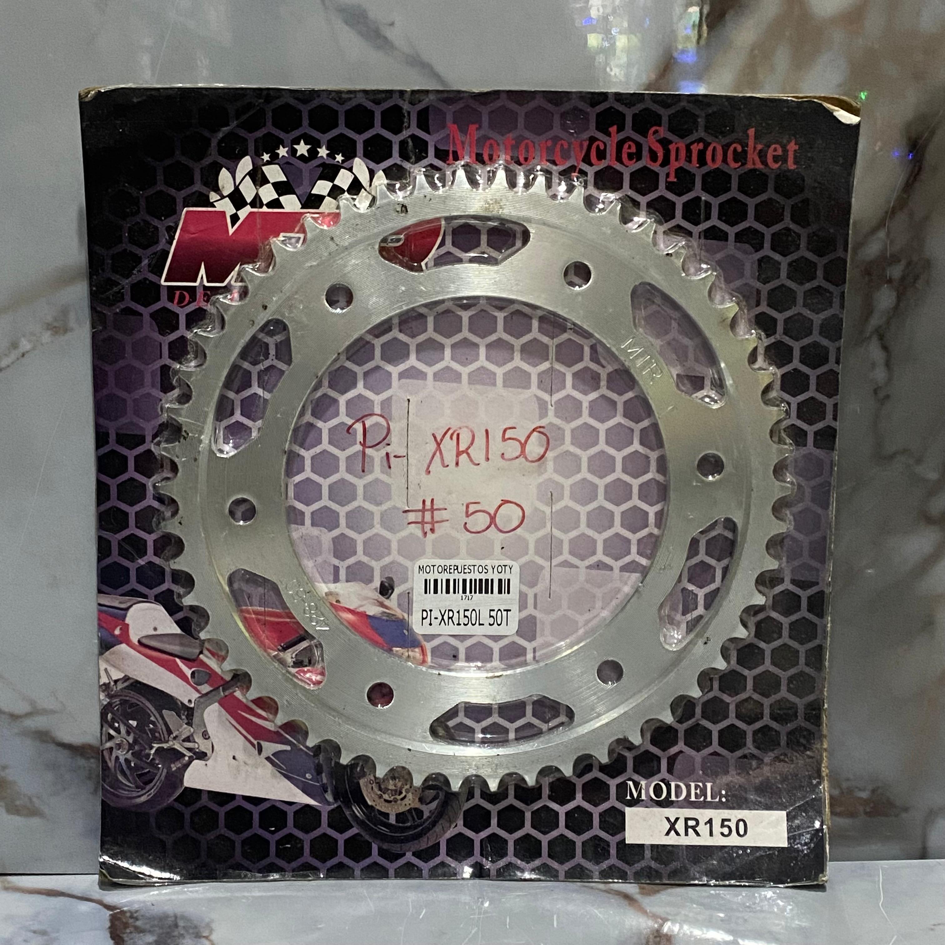 PIÑON TRASERO XR150L 428-50T MTR