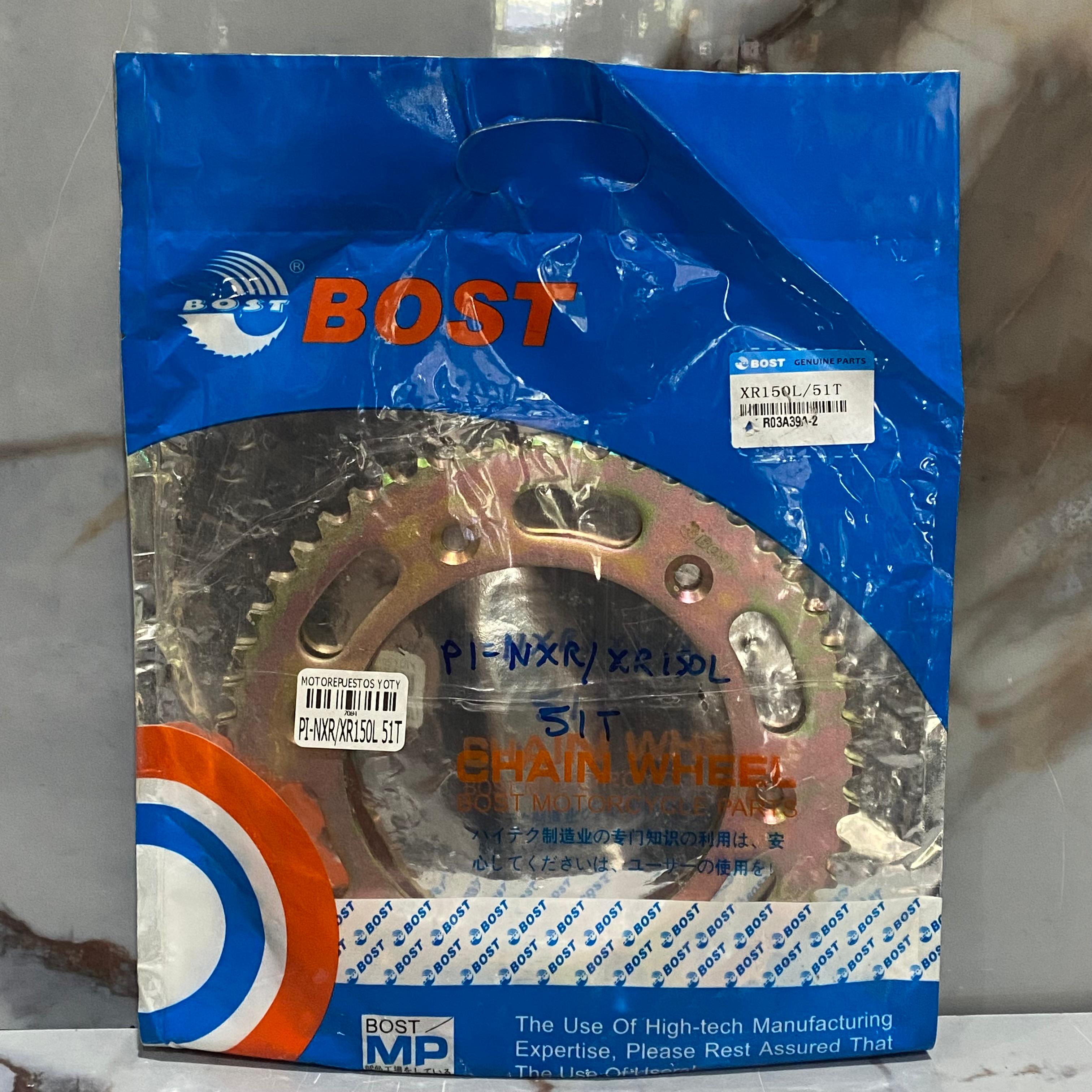 PIÑON TRASERO NXR/XR150L #51 -BOST