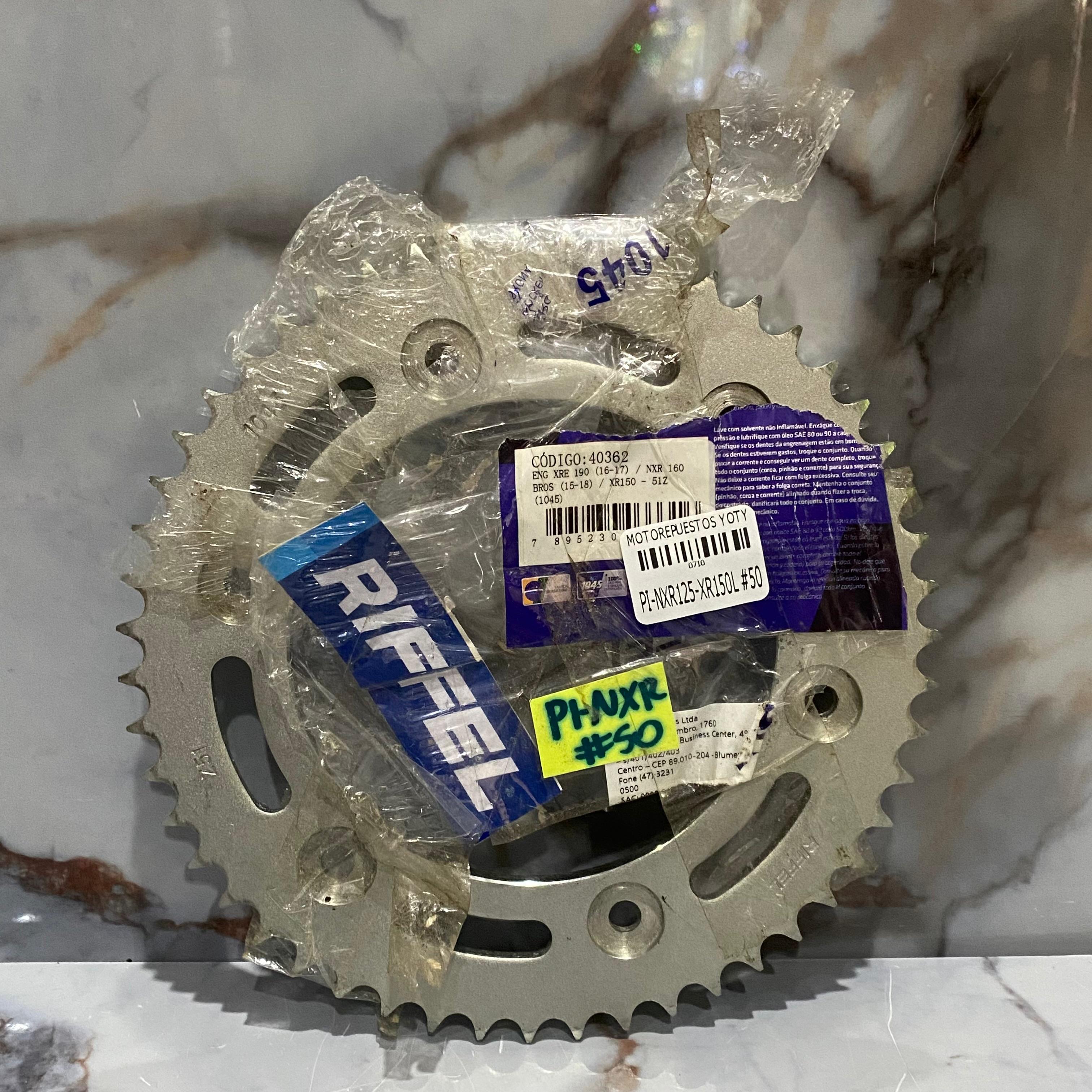 PIÑON TRASERO NXR125-XR150L #50