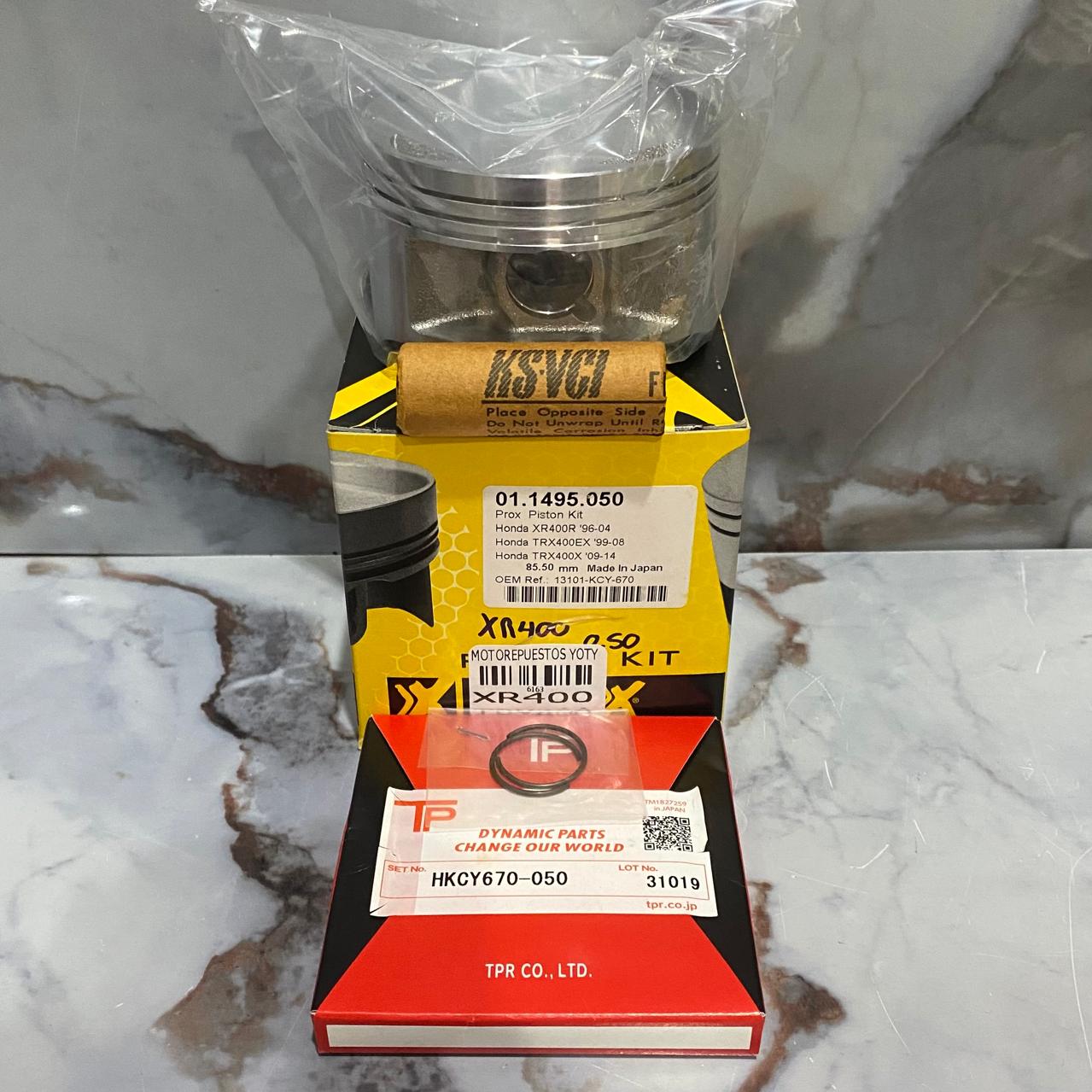 KIT PISTON PRO-X XR400 96-04 85.50MM