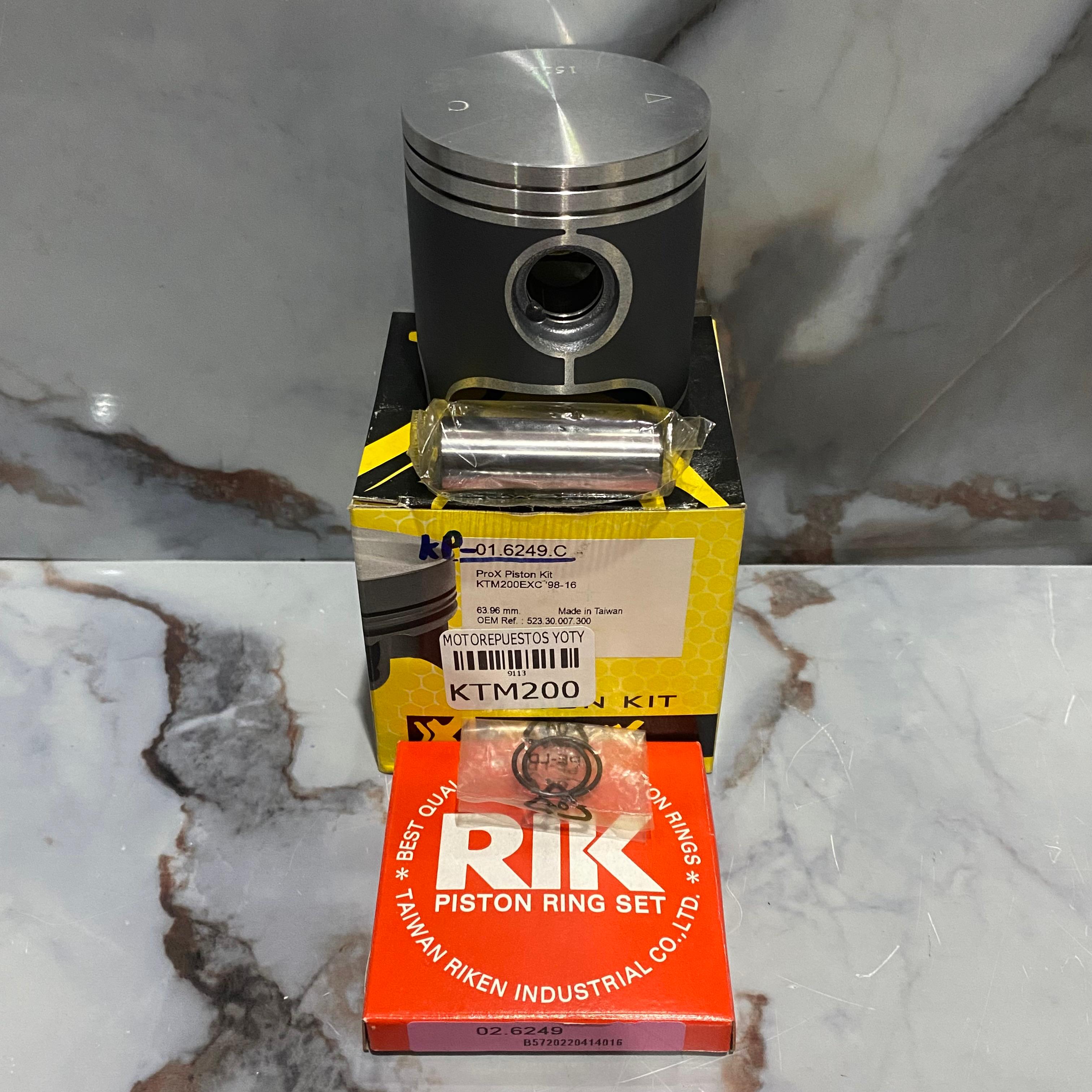 KIT DE PISTON PRO-X KTM200EXC 98-16 C