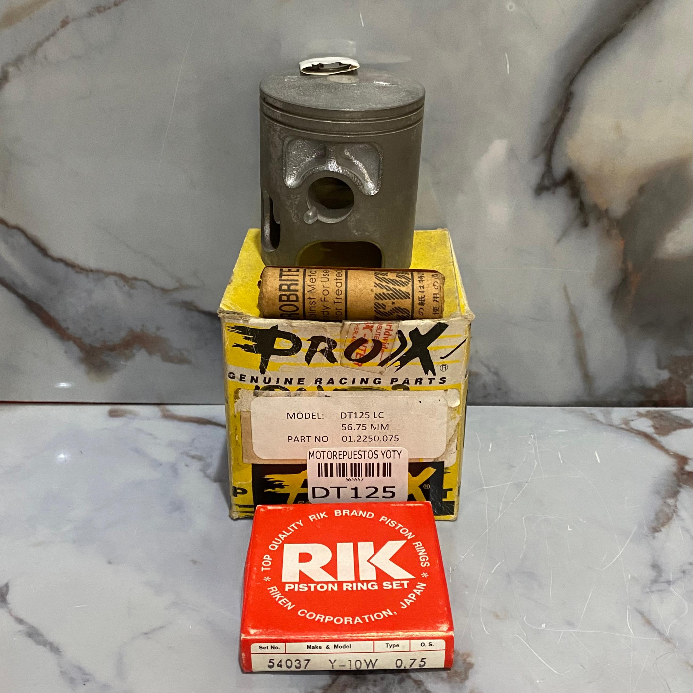 KIT PISTON DT125 PROX 0.75
