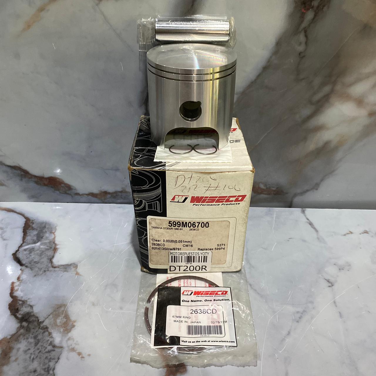 KIT PISTON DT200R WISECO