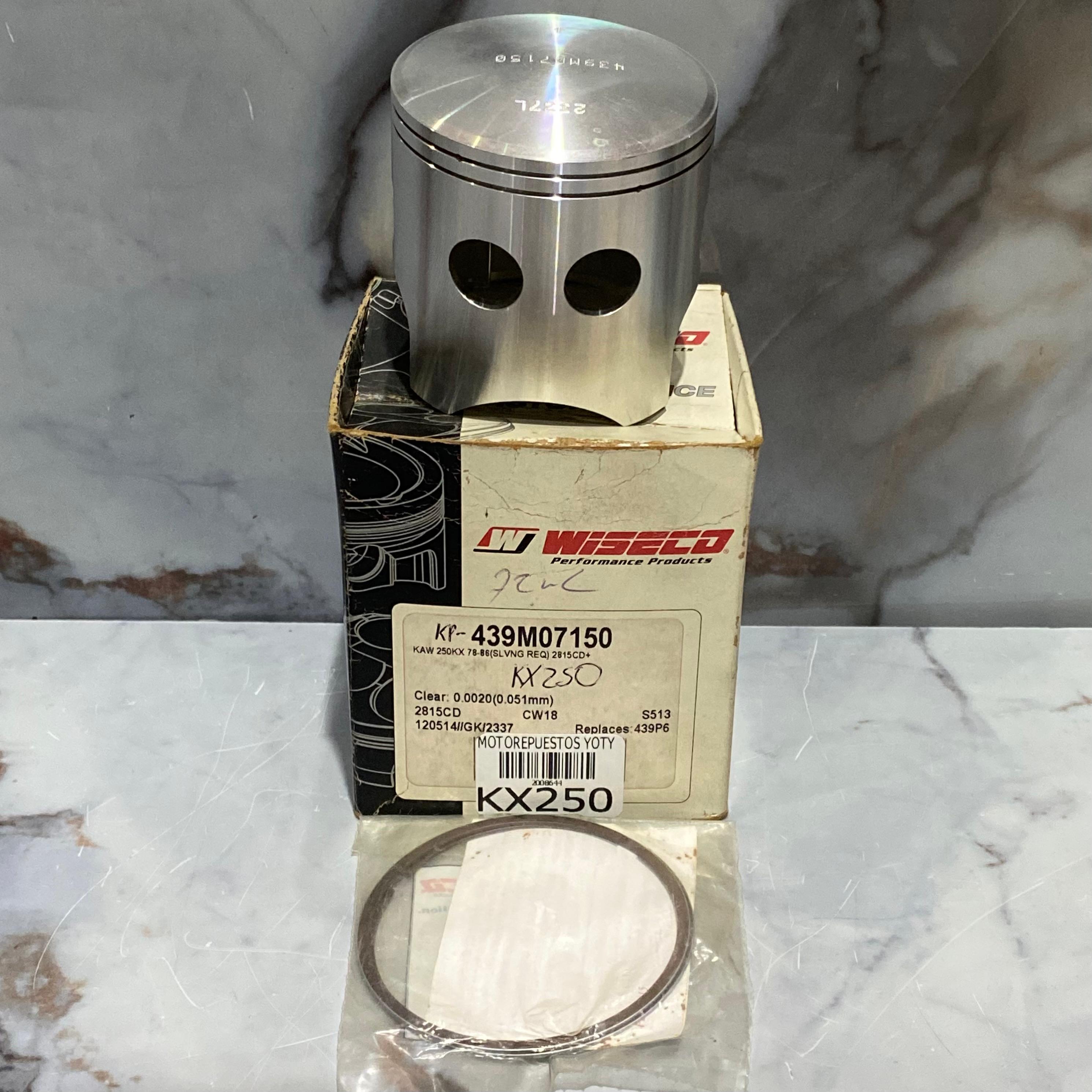 KIT PISTON WISECO KX250 78-86