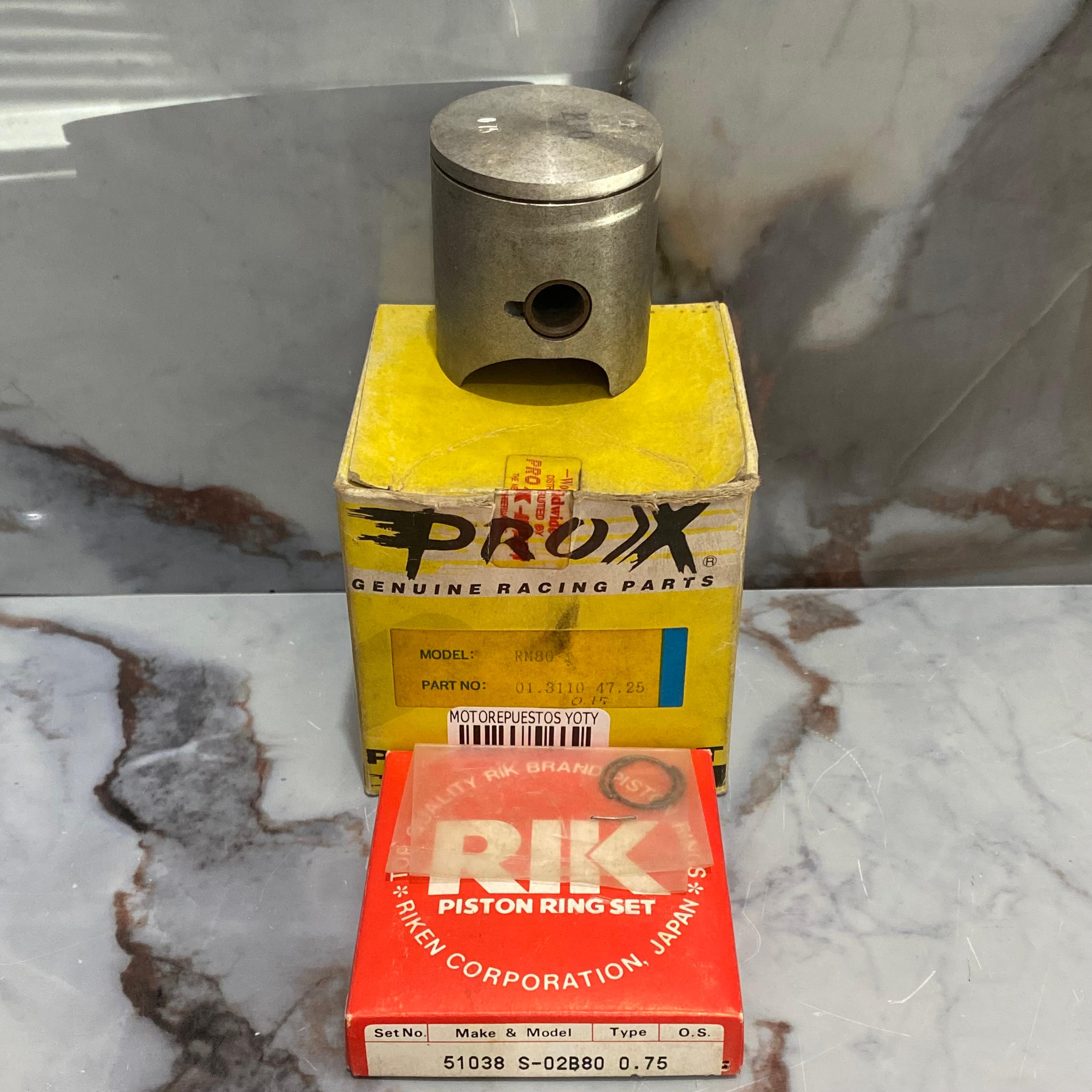KIT PISTON RM80 PROX 92-2000 47.25 MM 14 MM PIN