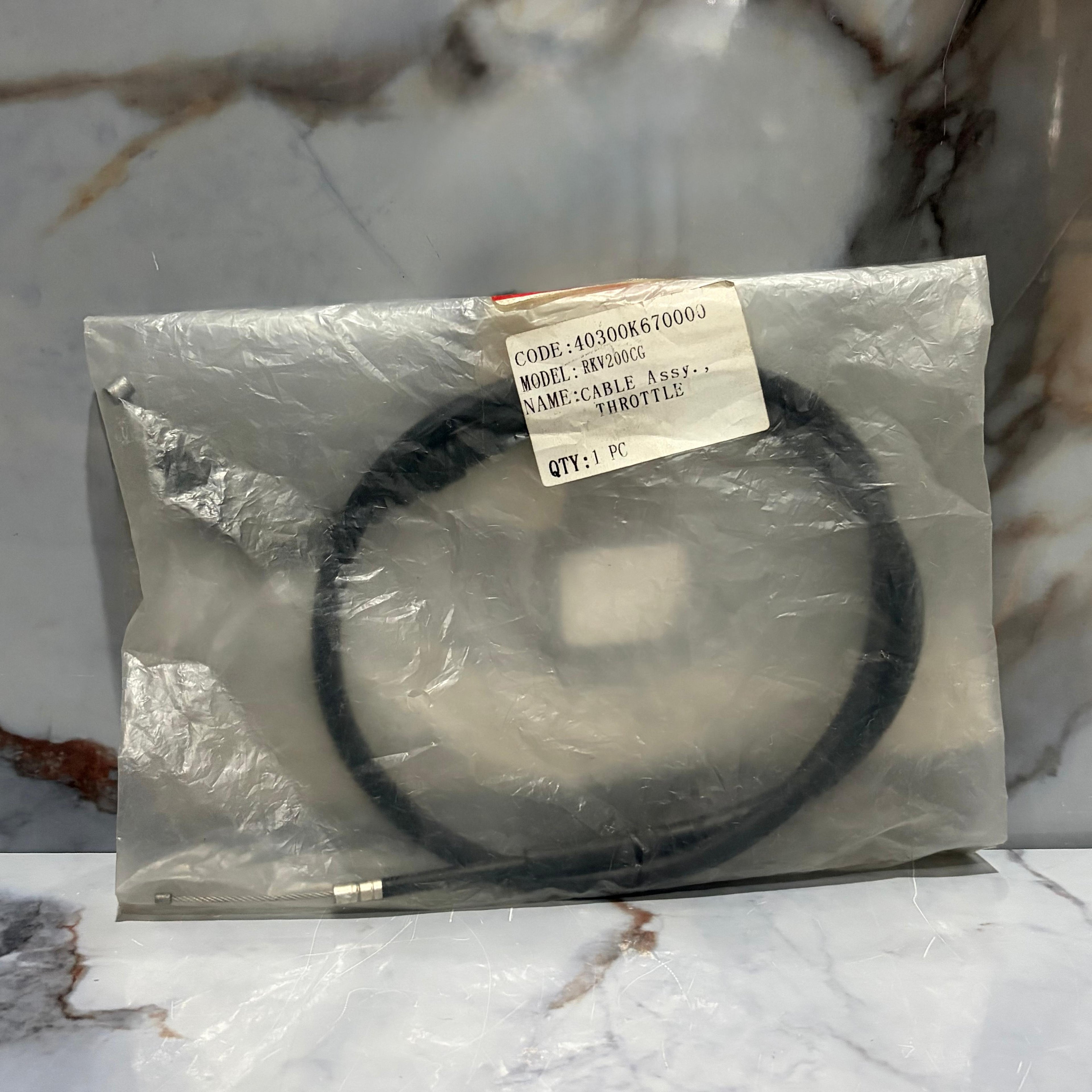 CABLE GAS KEEWAY TX200 ORIGINAL