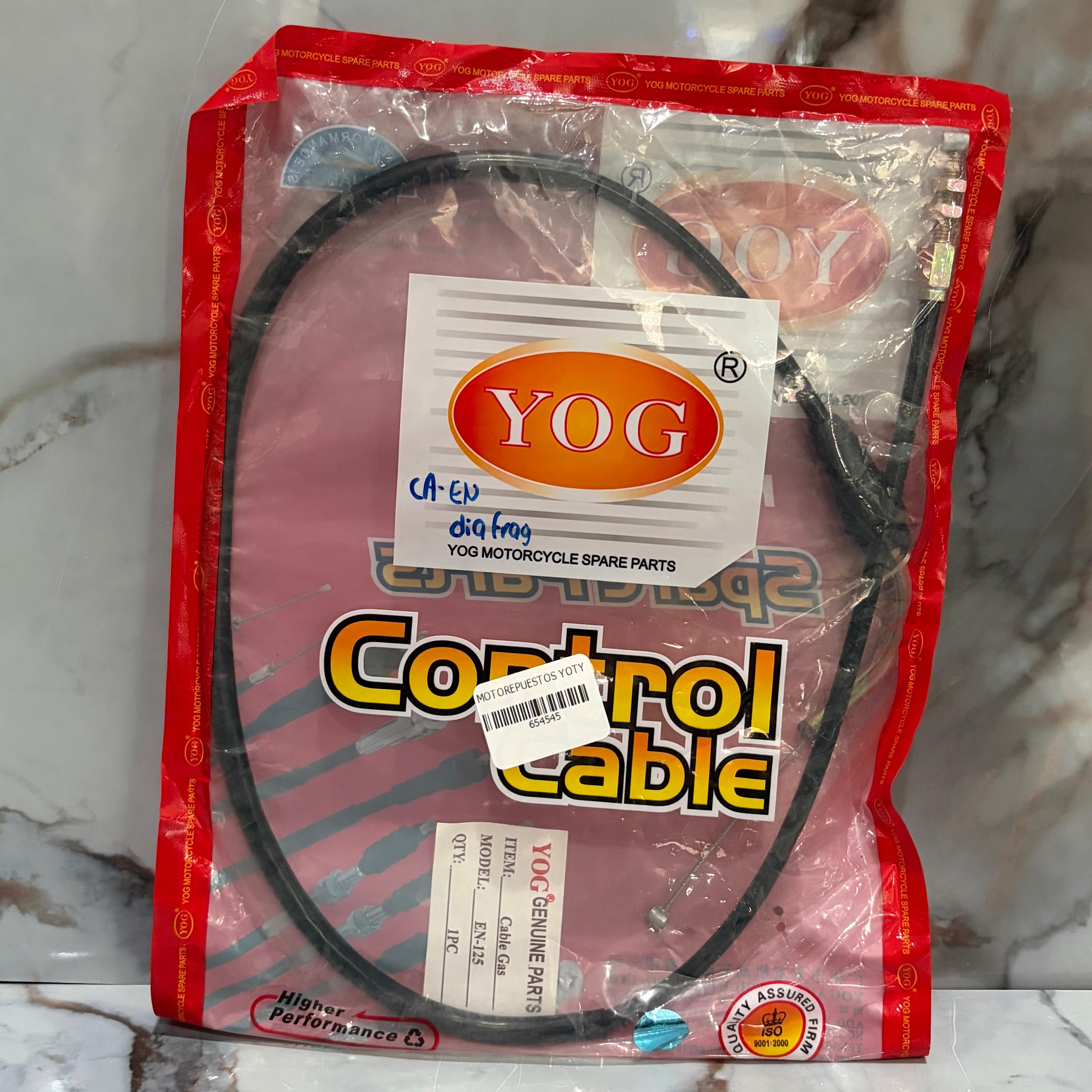 CABLE GAS EN125 EMBULO / DIAFRAGMA