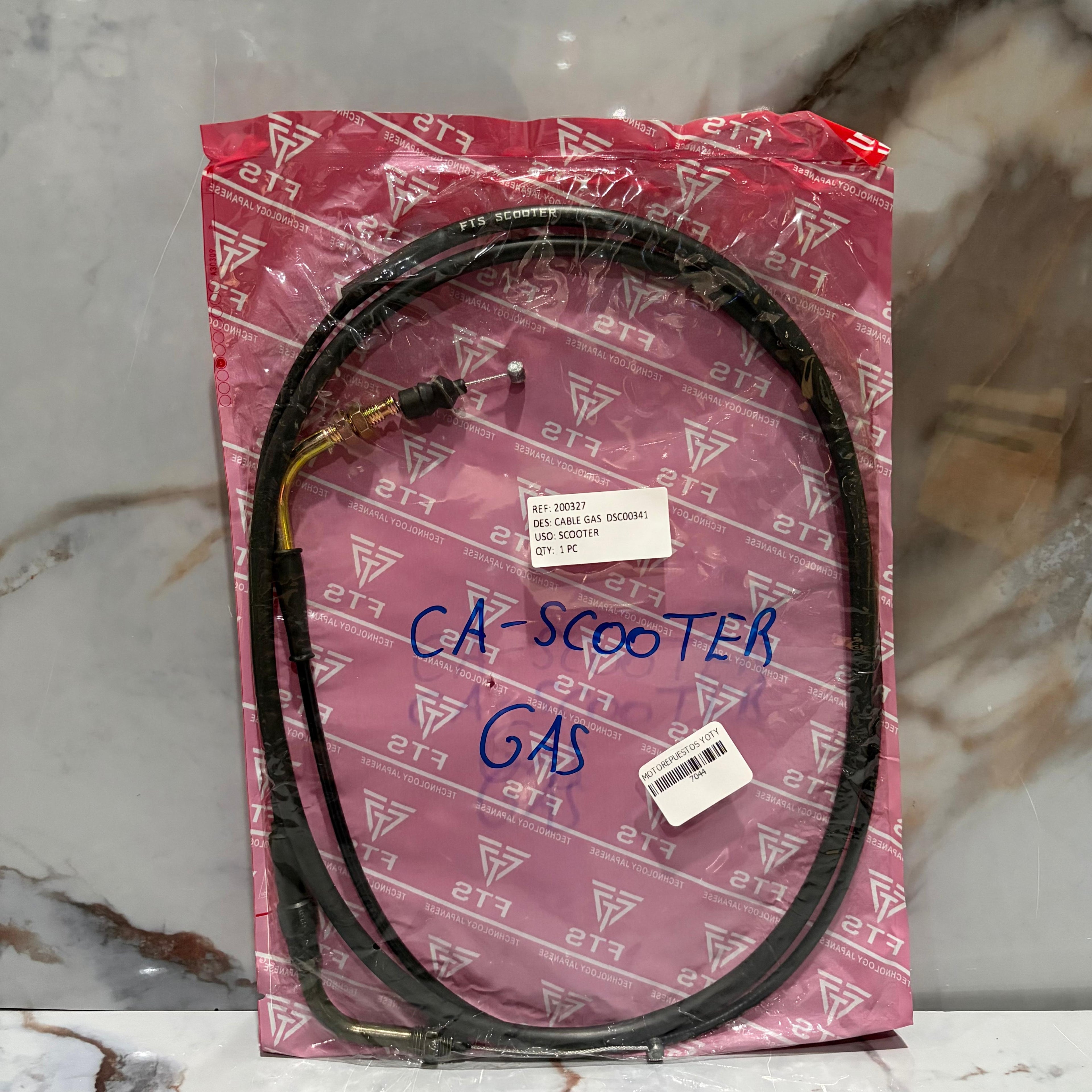 CABLE GAS SCOOTER