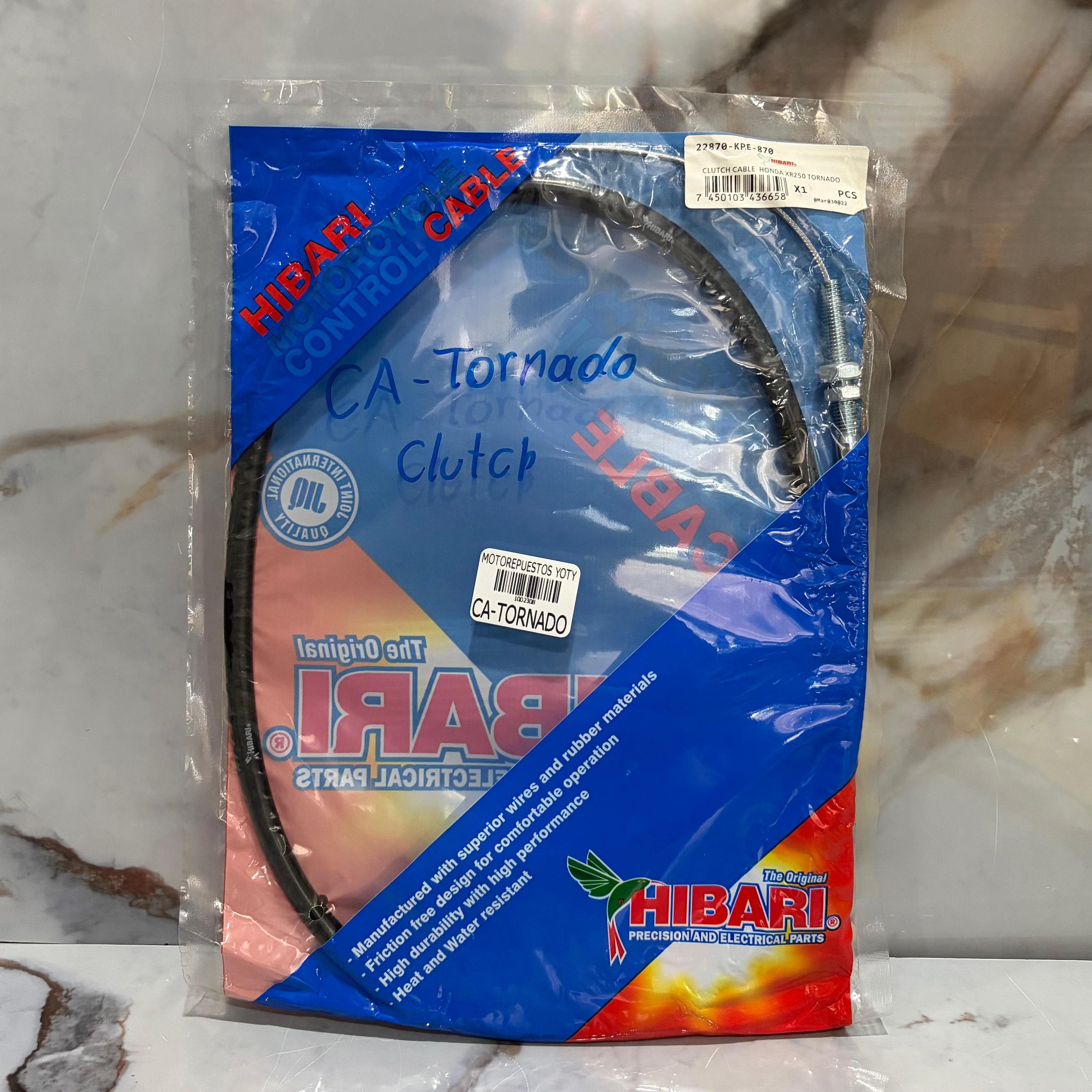 CABLE CLUTCH XR250-TORNADO